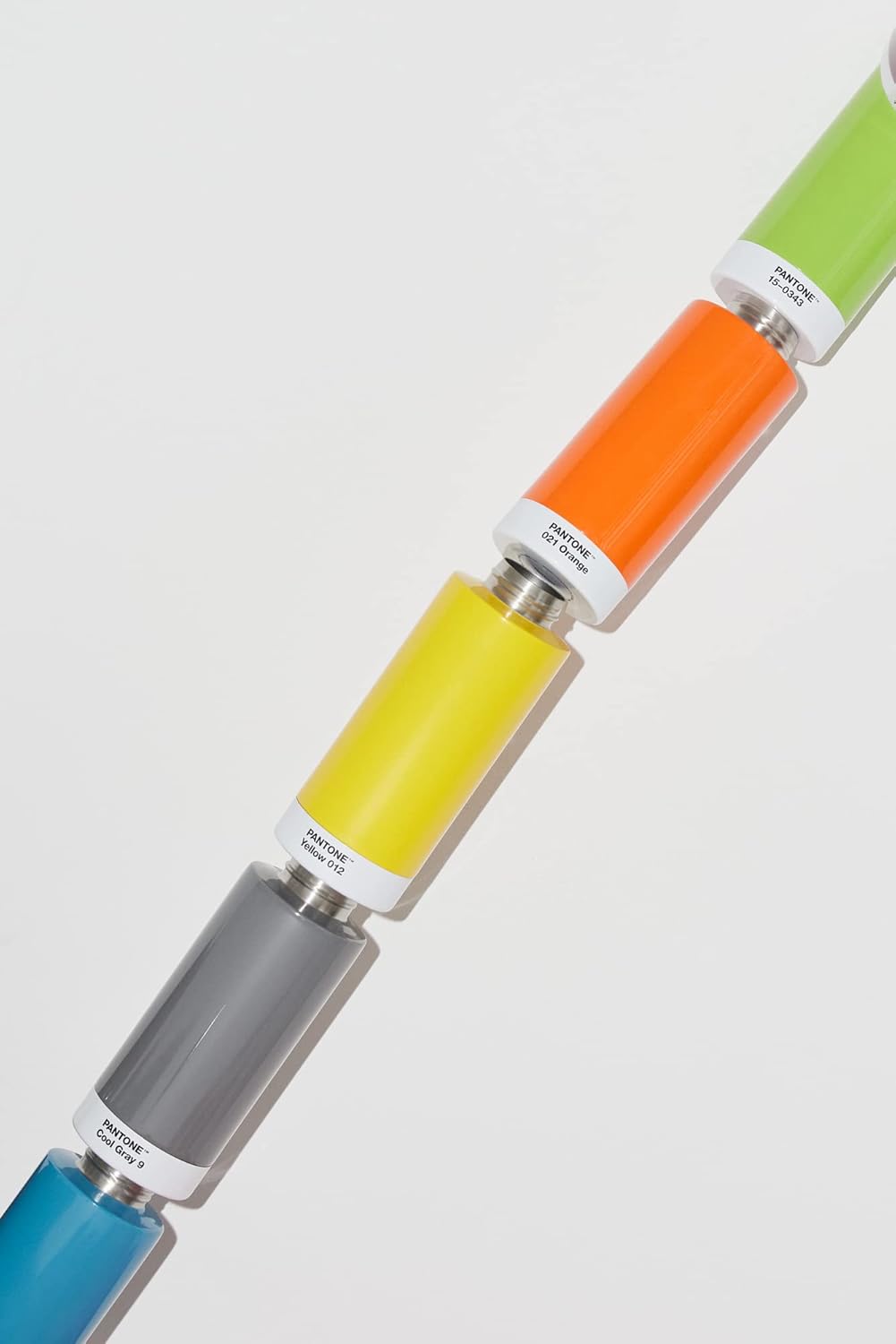 PANTONE Drinkfles, dubbelwandig roestvrij staal met thermische functie, lekvrij, 500 ml, geel 012