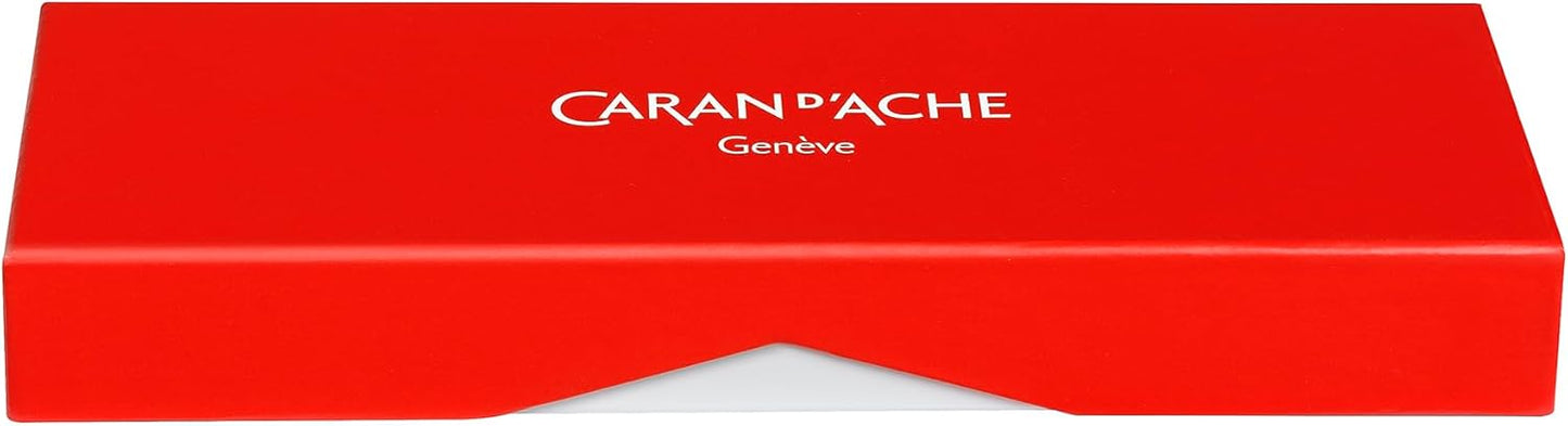 Caran d'Ache Metal-X Basic 0844.253 Lead Holder with Swiss Flag Metal Casing for 0.7 mm Pencil Leads Length 12.5 cm