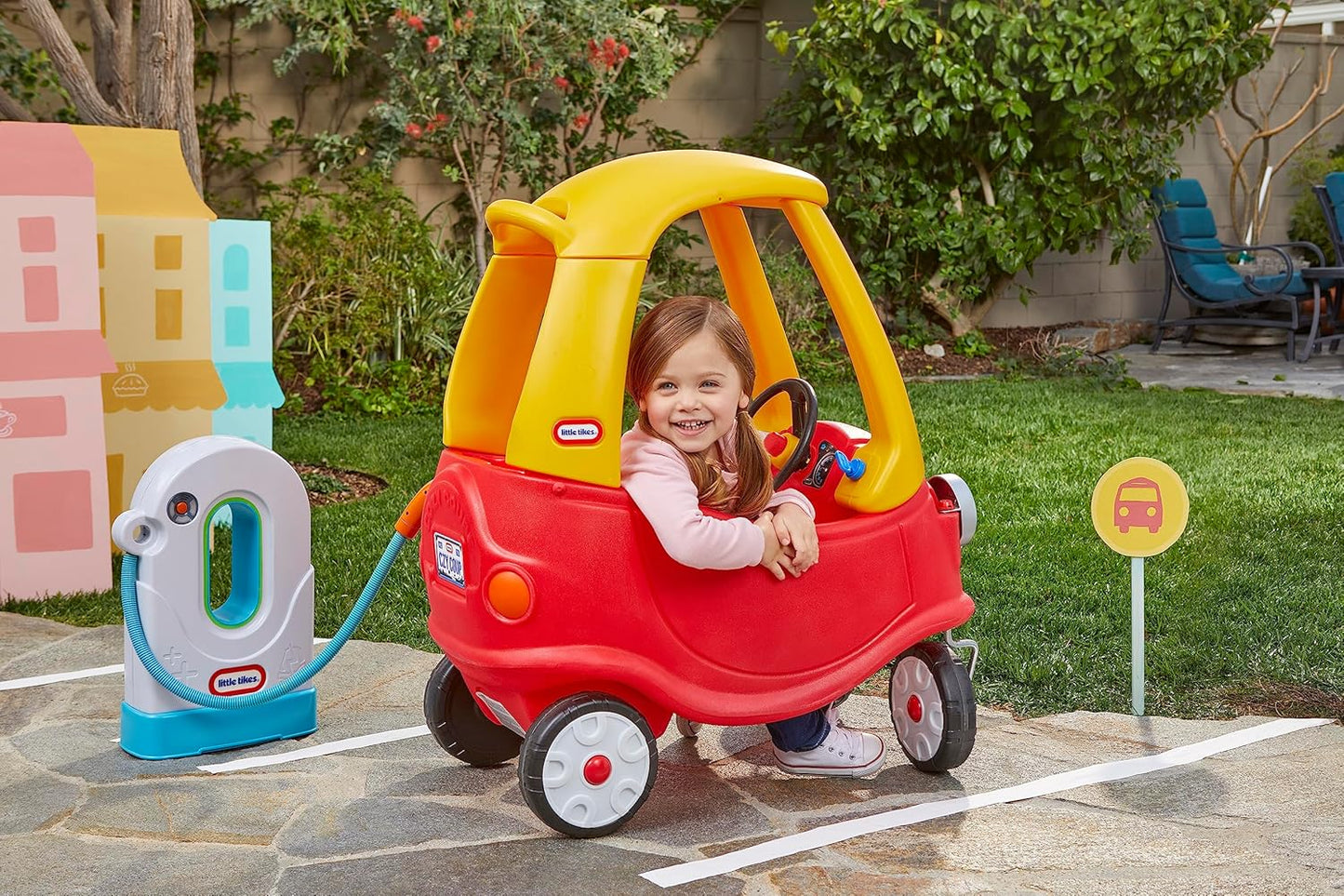 Little Tikes Cozy Stazione di Ricarica con Luci e Suoni Interattivi - Gioco Creativo - Adatto a Bambini di Età Compresa tra 18 Mesi e 5 Anni