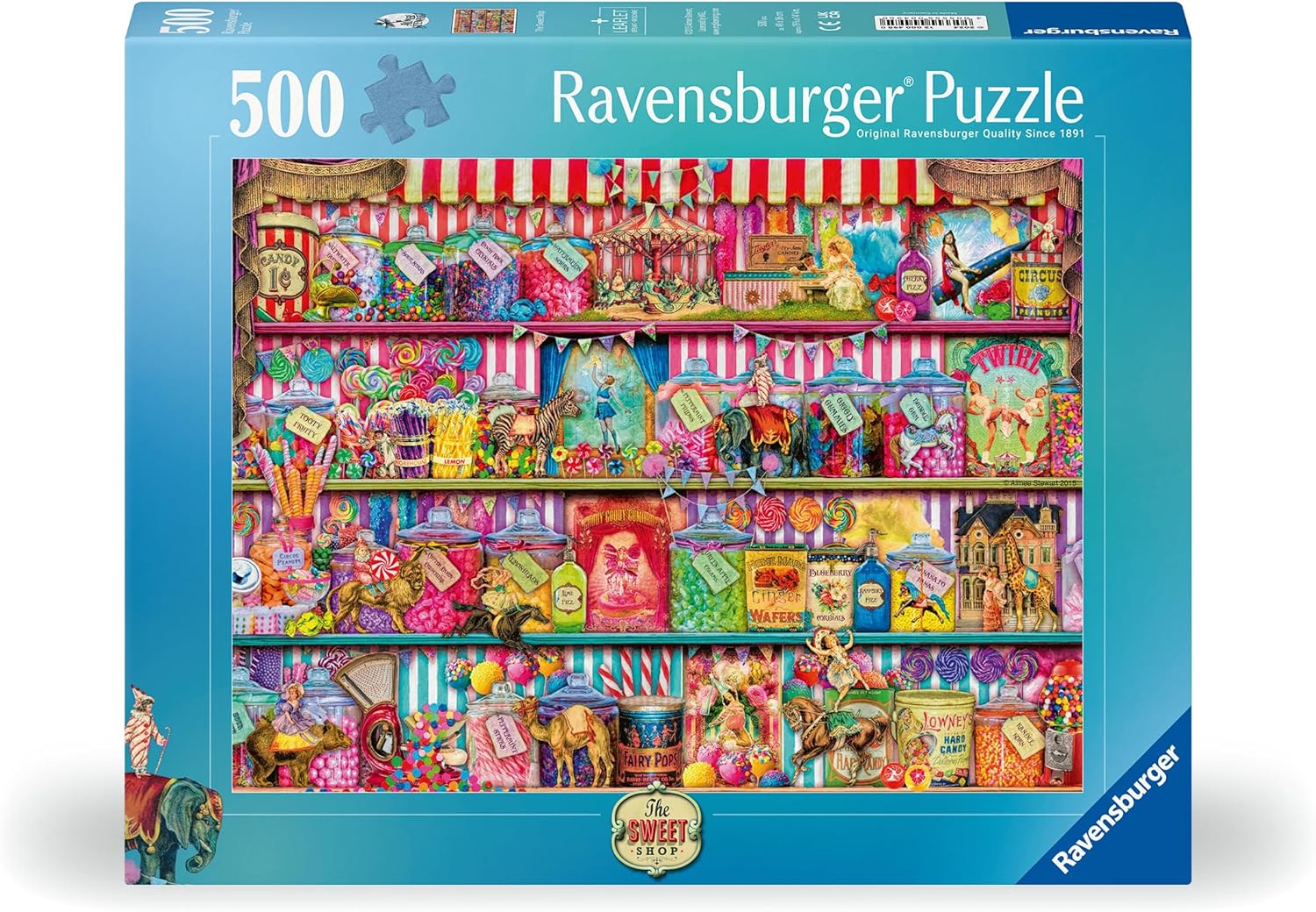 Ravensburger The Sweet Shop 500 Piece Jigsaw Puzzle for Adults and Kids Age 10 Years Up