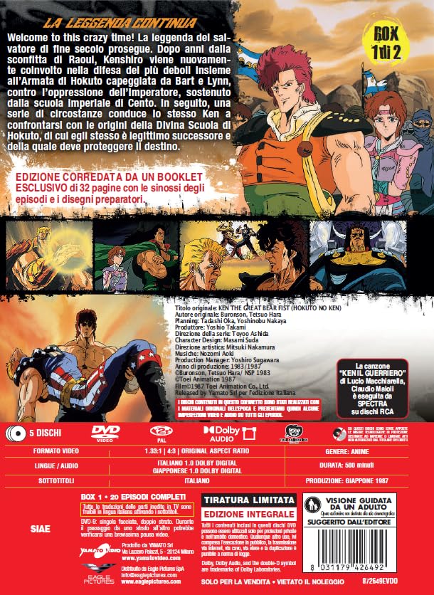 Ken Il Guerriero 2 - Parte 1 - (5 Dvd
