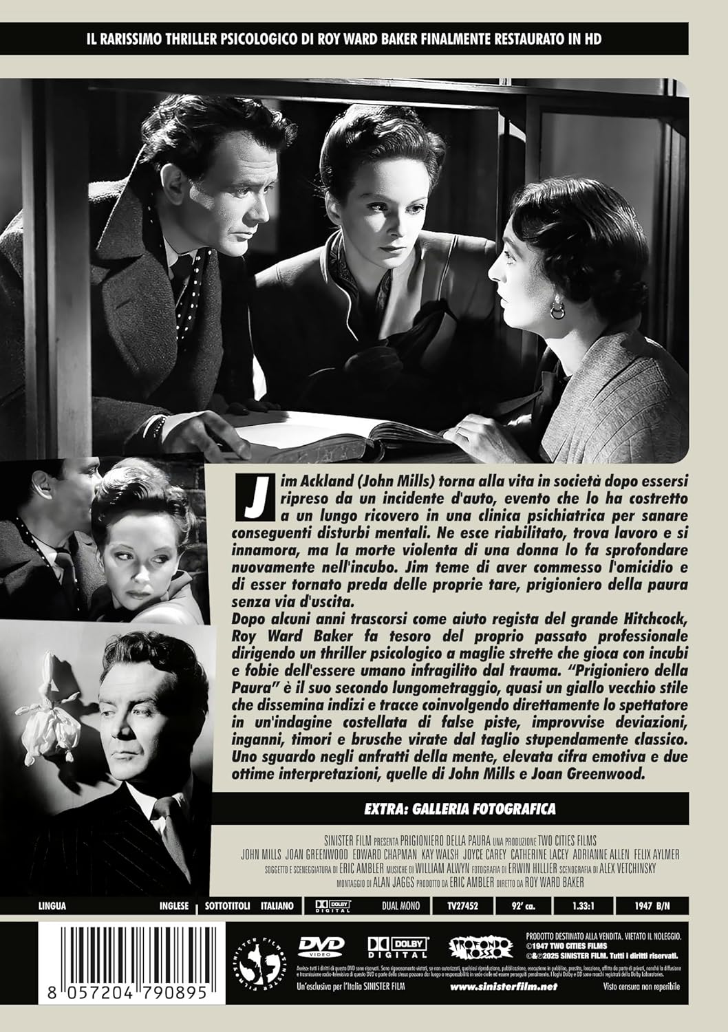 Prigioniero Della Paura (Restaurato In Hd