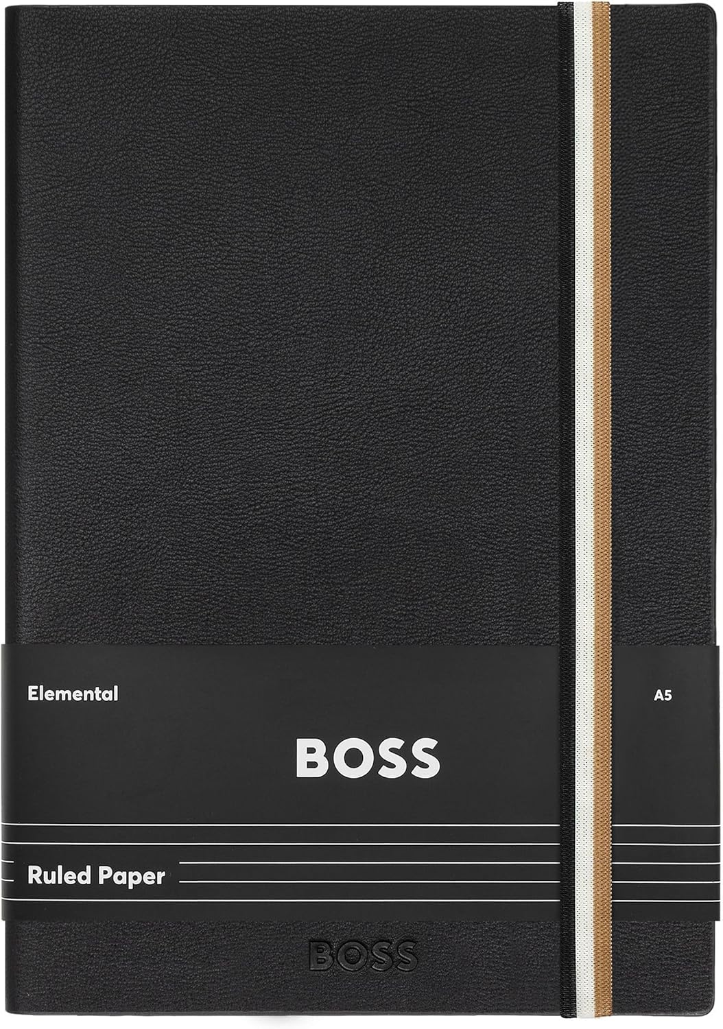 Hugo Boss Notebook A5 Iconic Black Lined