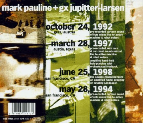 Mark Pauline + Gx Jupitter-Larsen - Survival Research Laboratories