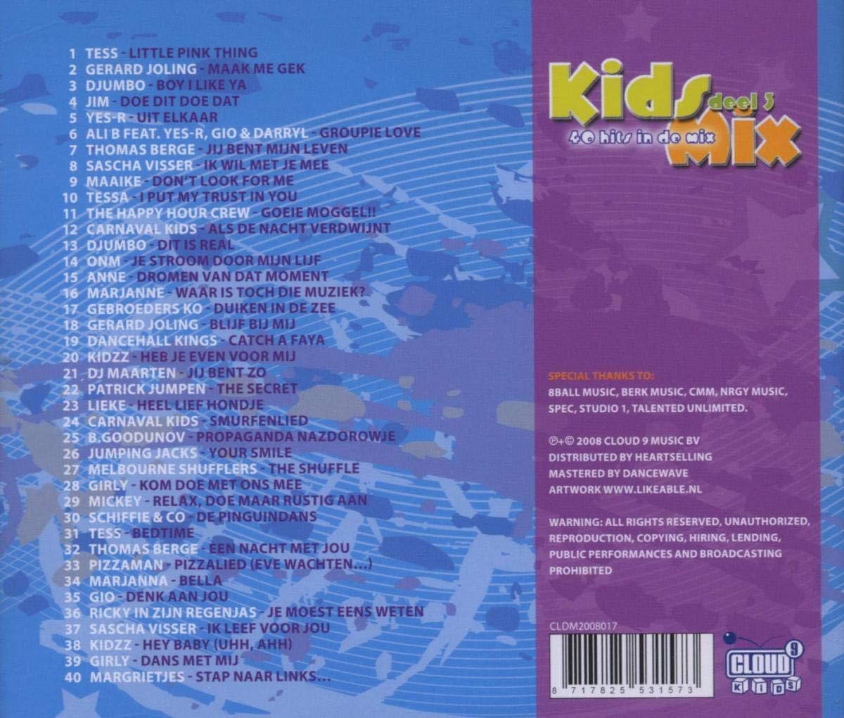 Various Artists - Kids Mix - 40 Hits In The Mix Dl. 3