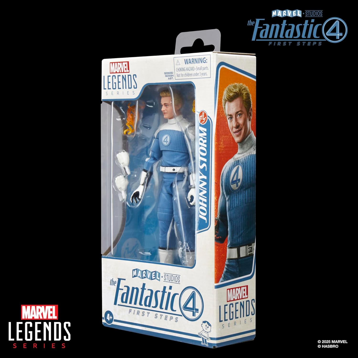 Marvel Legends Series Johnny Storm Action Figure, Blue