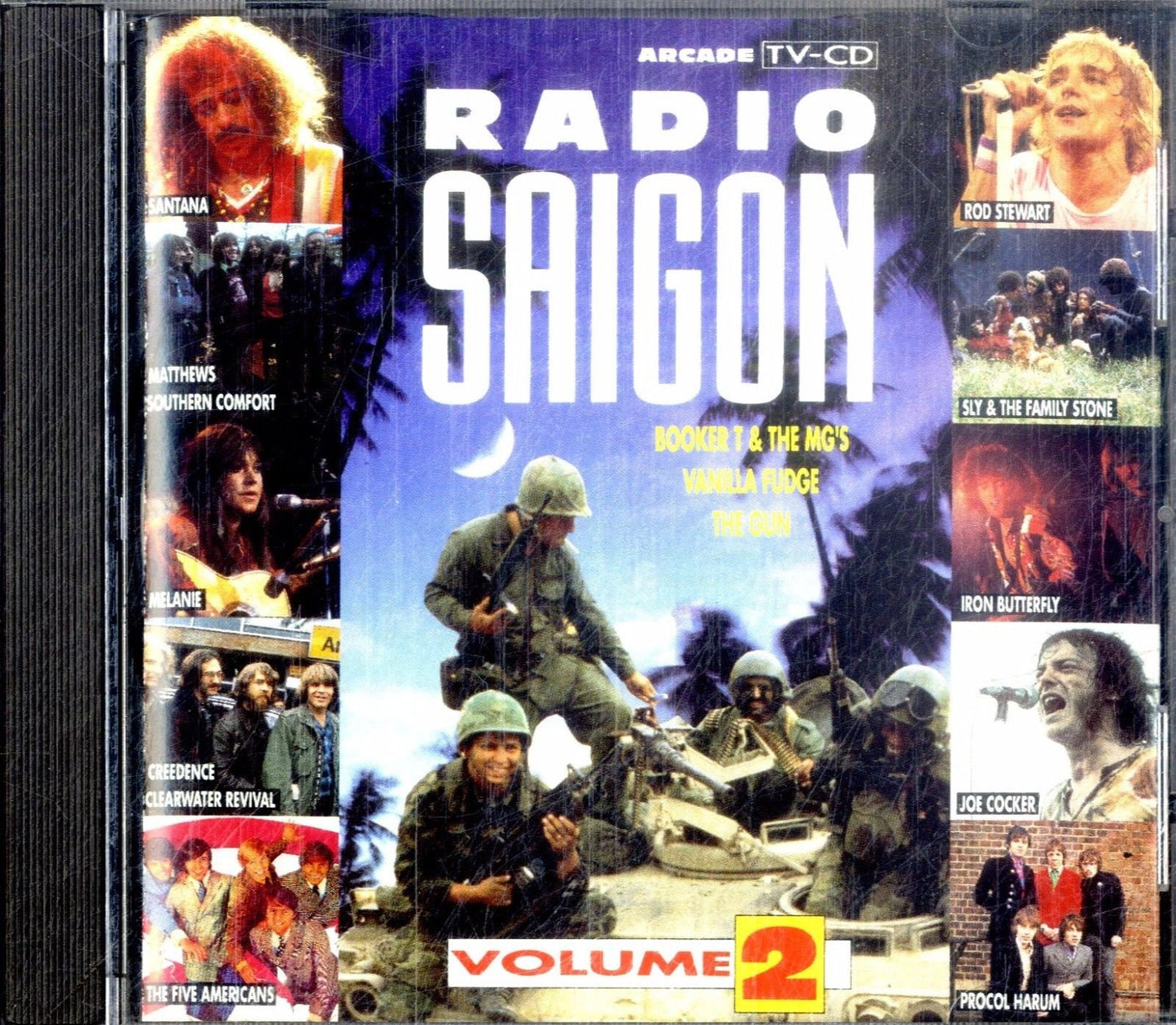 Joe Cocker, Procol Harum, Santana, Sly & The Family Stone, Vanilla Fudge, The Gun, Iron Butterfly..