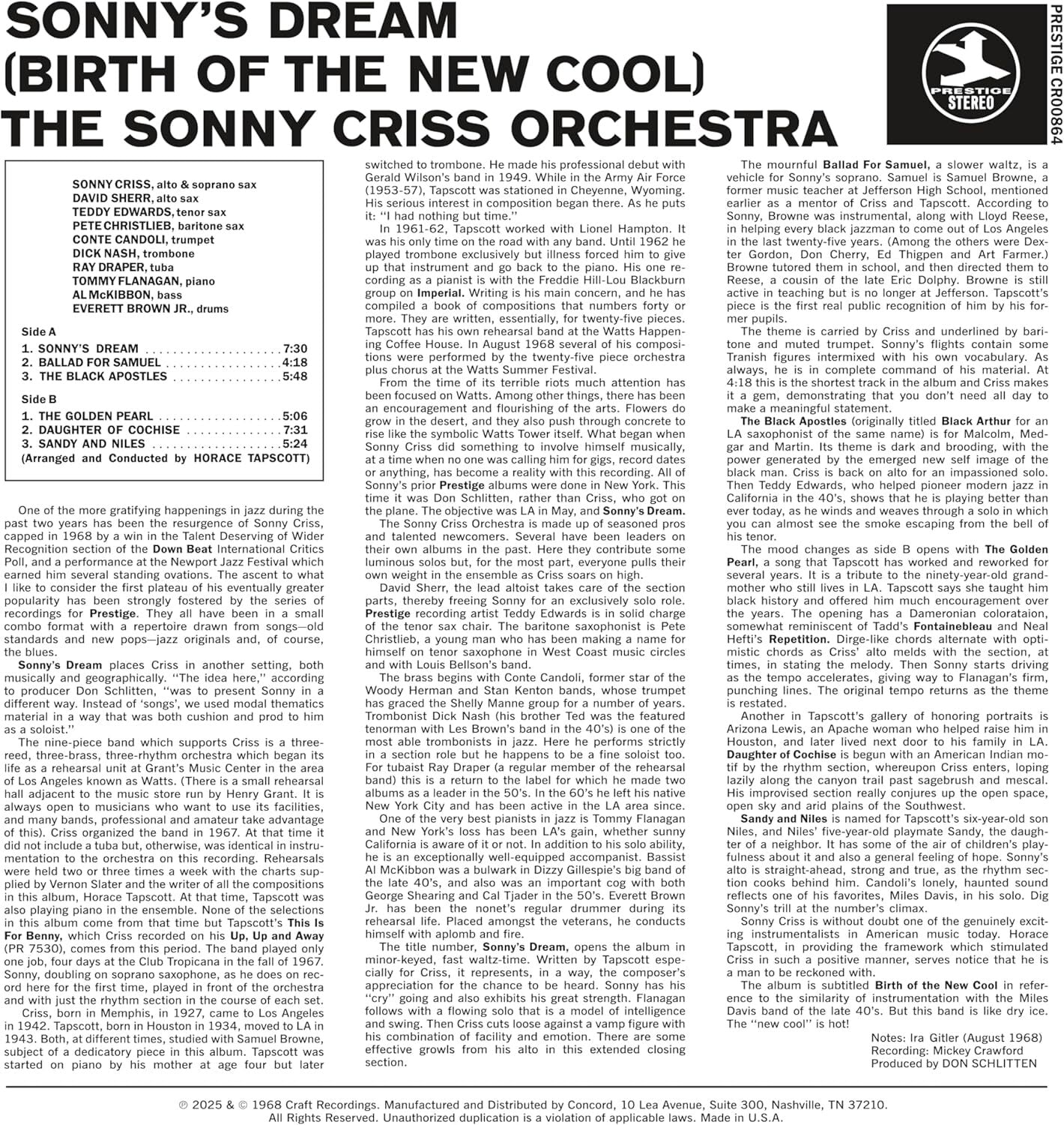 Sonny's Dream (Birth of the New Cool)