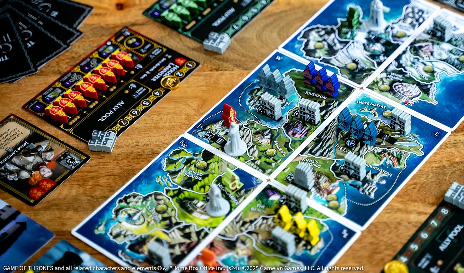 Tiny Epic Game of Thrones Board Game, Strategy Game for Adults & Teens, 1-4 Players, 60+ Min Playtime, Play as Iconic Westeros Characters, Custom Dice, Miniatures, Metal Coins, and Wooden Components
