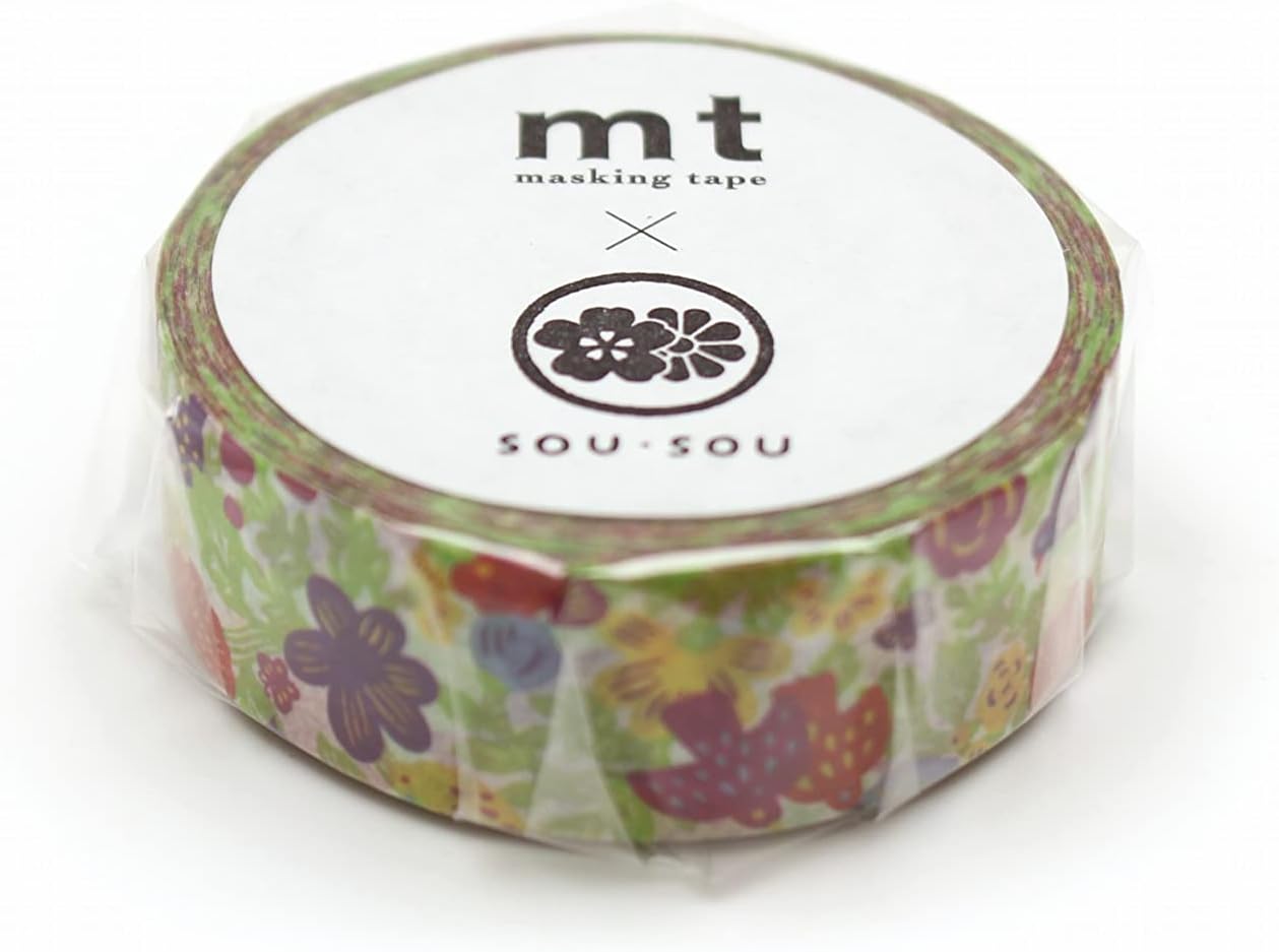 MT SOU SOU Washi Masking Tape 15mm x 7m - Bird