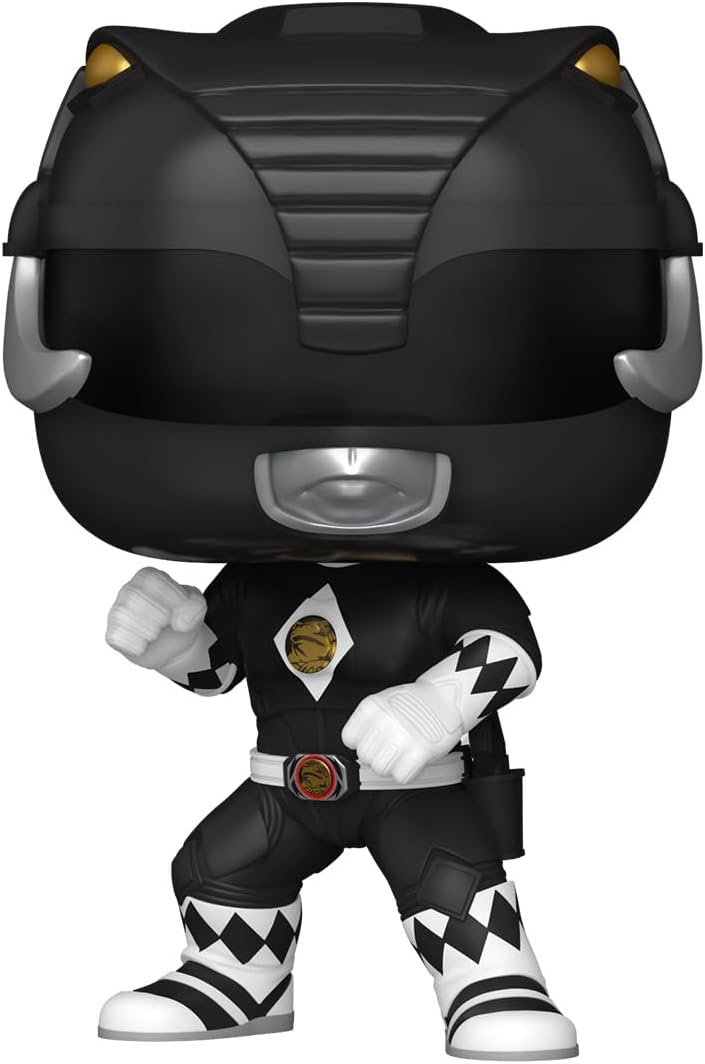 Funko Pop! Movies: Mighty Morphin Power Rangers Movie - Black Ranger - Vinyl-Sammelfigur - Geschenkidee - Offizielle Handelswaren - Spielzeug Für Kinder und Erwachsene - Movies Fans