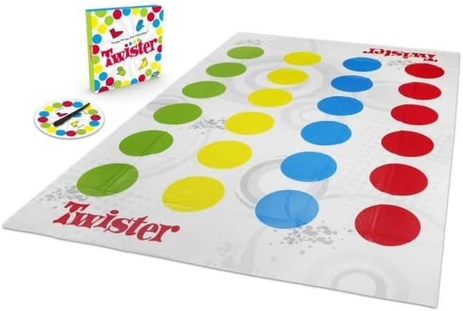 Hasbro Gaming Twister, Fun Balance Board Game, 2+ Players French Version