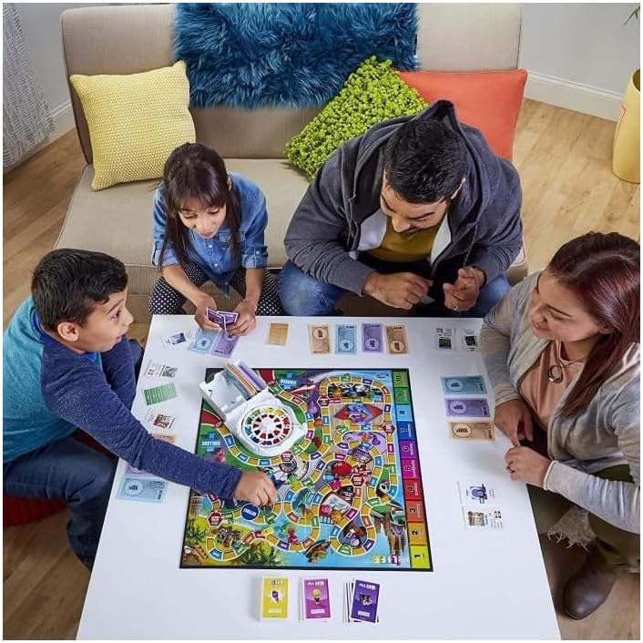 Hasbro Gaming Destins Das Spiel des Lebens, Familienbrettspiel für Kinder, ab 8 Jahren (französische Version)