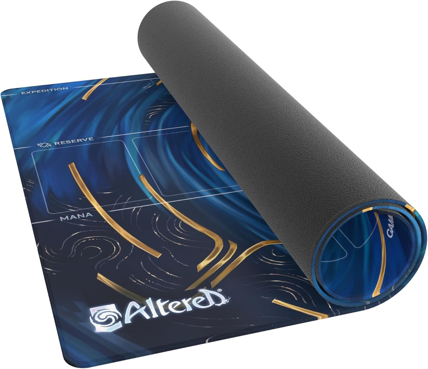 Gamegenic, Altered Prime Playmat - The Crow's Eye 2mm Thick Natural Rubber Play Mat 24" x 14"
