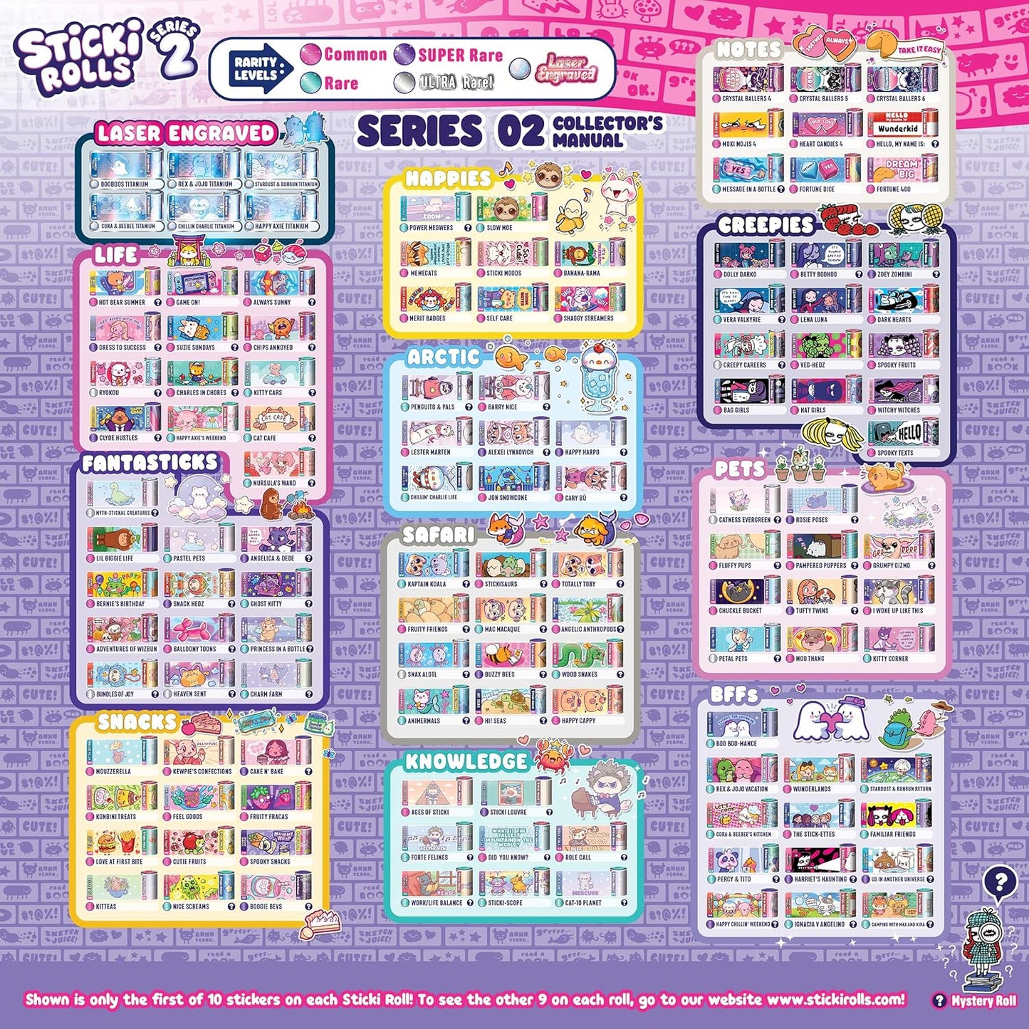 Sky Castle Sticki Rolls Sticki Station S2, Wearable Shareable Stickers, Ultimate DIY Sticker Jewellery Kit, Bracelets and Necklaces, petit