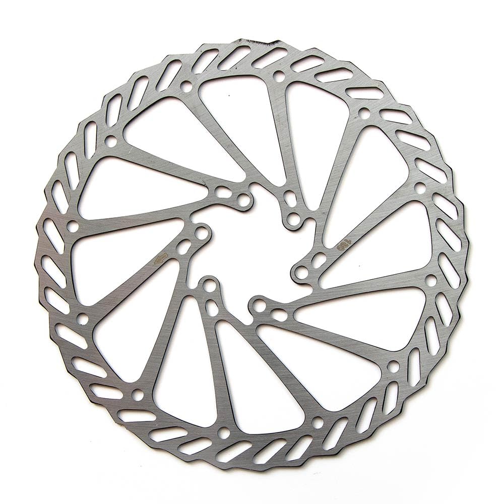 Clarks Cycle Systems CL Single Piece Steel 6-Bolt Disc Brake Rotor, Silver, 203mm