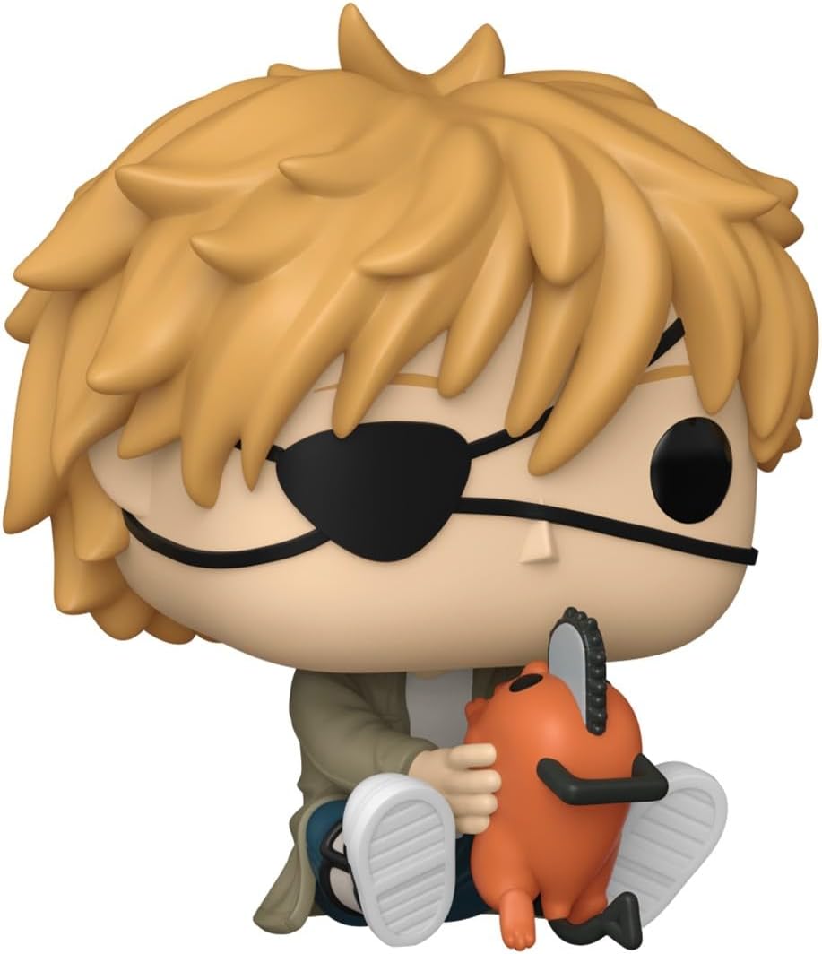 Funko Pop! Animation: Chainsaw Man - Denji & Pochita - Vinyl-Sammelfigur - Geschenkidee - Offizielle Handelswaren - Spielzeug Für Kinder und Erwachsene - Anime Fans - Modellfigur Für Sammler