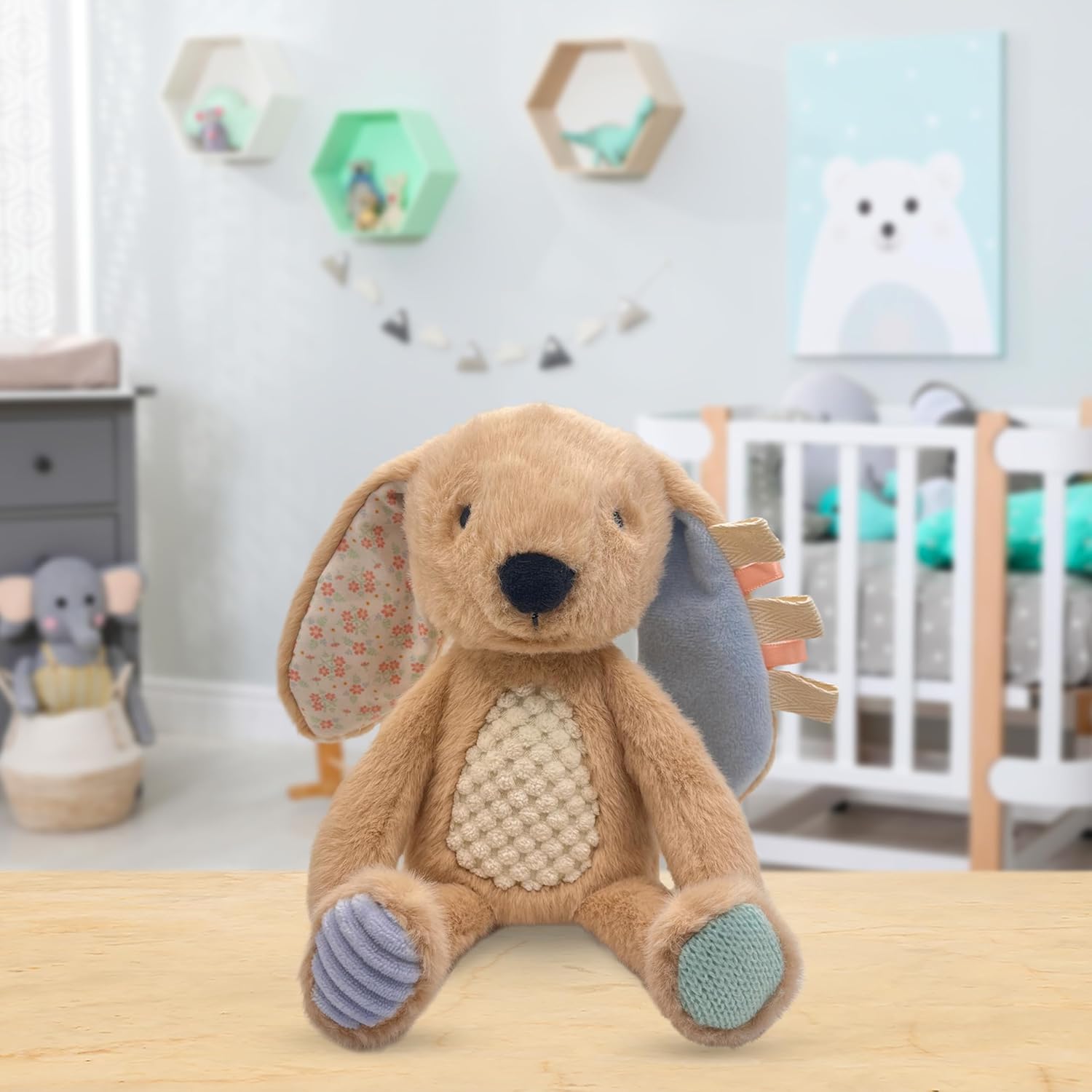 Sensory Snuggables Small Brown Bunny