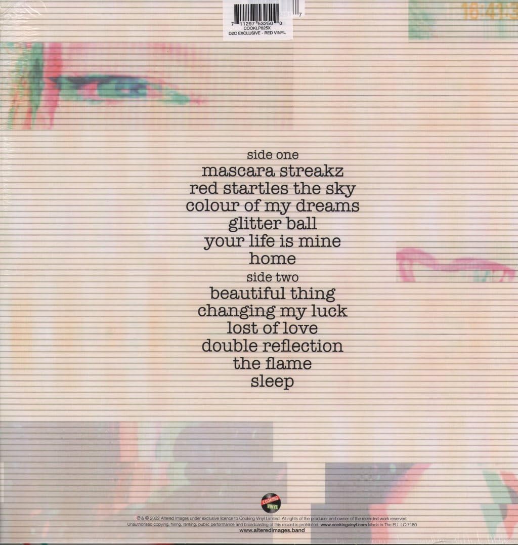 Lp-Altered Images-Mascara Streakz -Red Vinyl