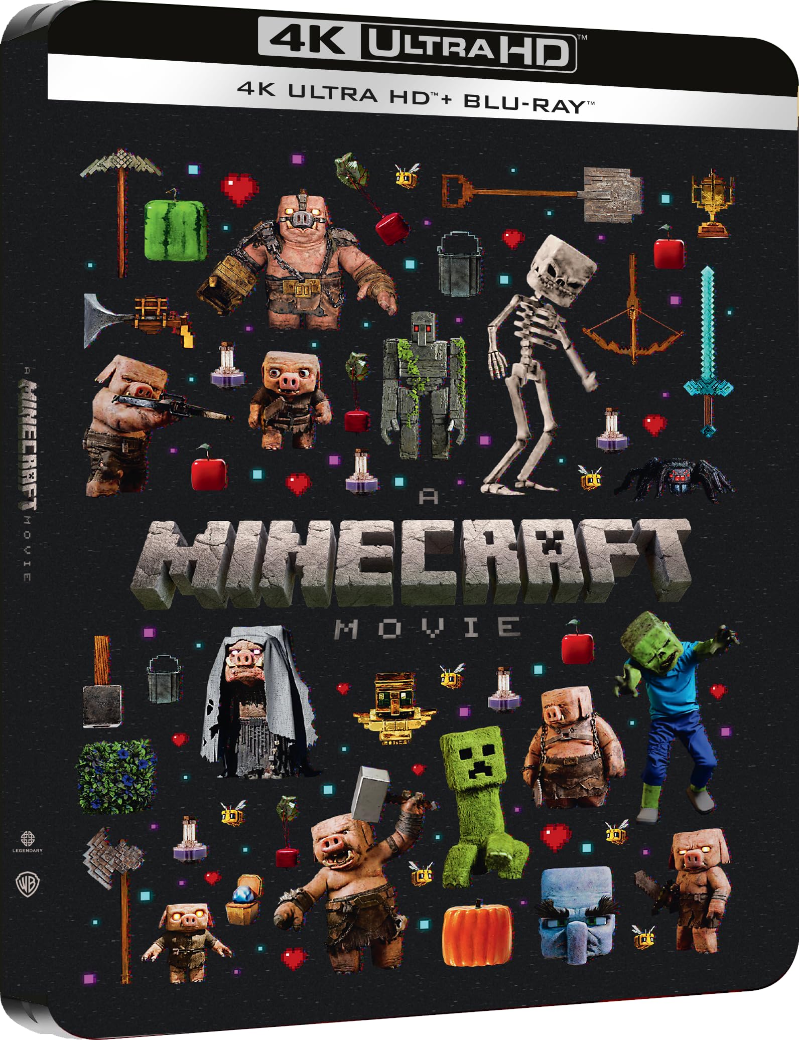 Film Minecraft (Un) Steelbook 1 `Collectors` (4K Ultra Hd + Blu-Ray)