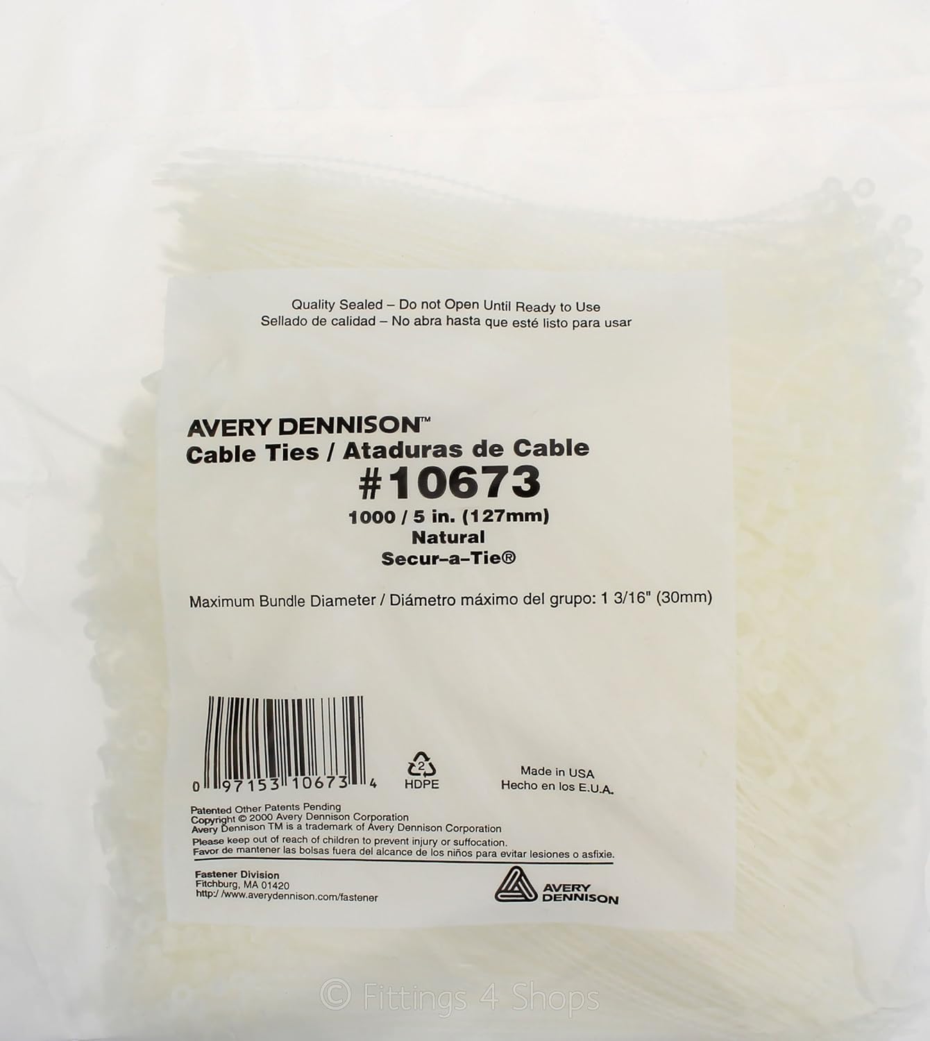 FASTENER SECURATIE S/TIGHT PK1000 06022
