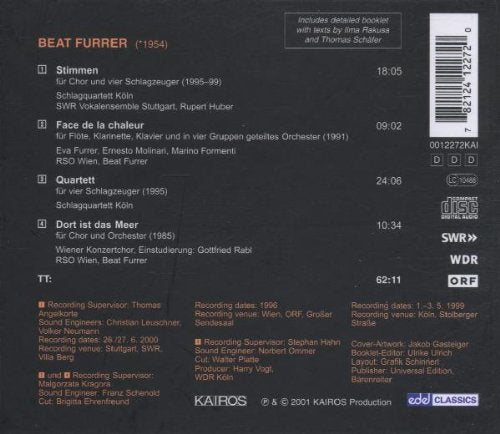 BEAT FURRER: STIMMEN