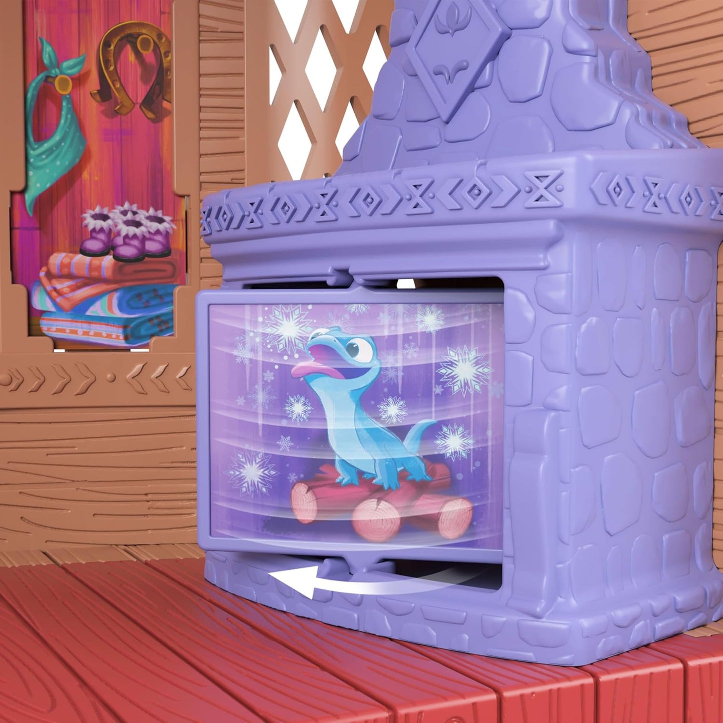 Mattel Disney Frozen Elsa Small Doll Playset w/ 10 Play Areas, 3 Animal Friends & 8 Accy, Storytime Stackers, Inspired by Animals of Arendelle, JFG28
