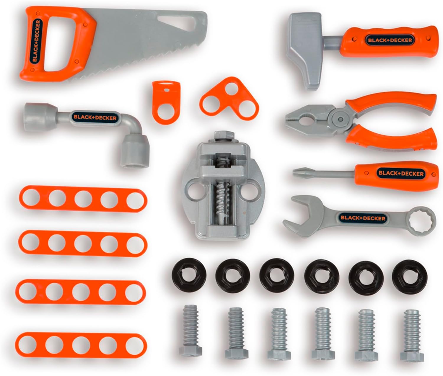 Smoby - Smoby Black & Decker Bricolo Smart Werkbank Inklapbaar in Koffer 33dlg.