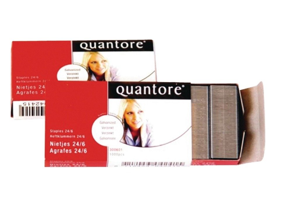 Nieten Quantore 24/6 1000stuks verzinkt