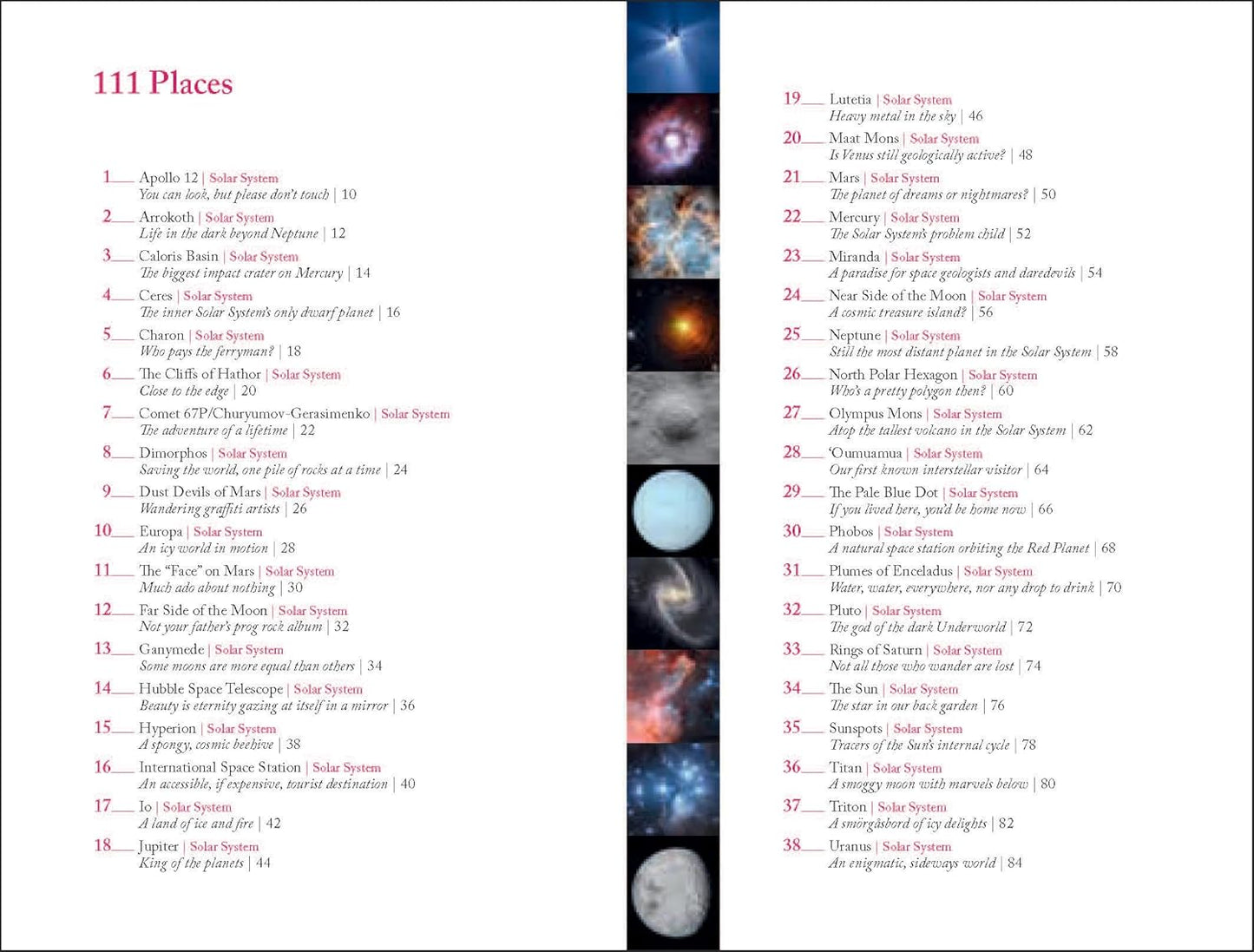 111 Places in Space That You Must Not Miss