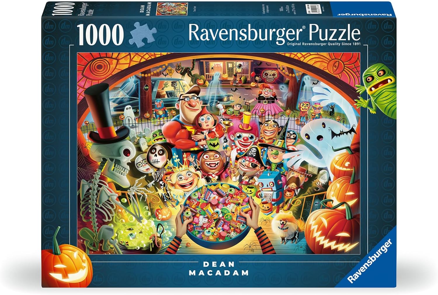 Ravensburger Trick or Treat 1000 piece Jigsaw Puzzle for Adults and Kids Age 12 and Up
