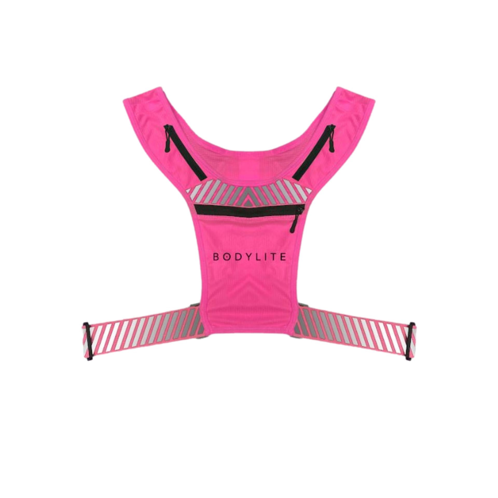 Bodylite Phone Holder Vest (Neon Pink, One Size)