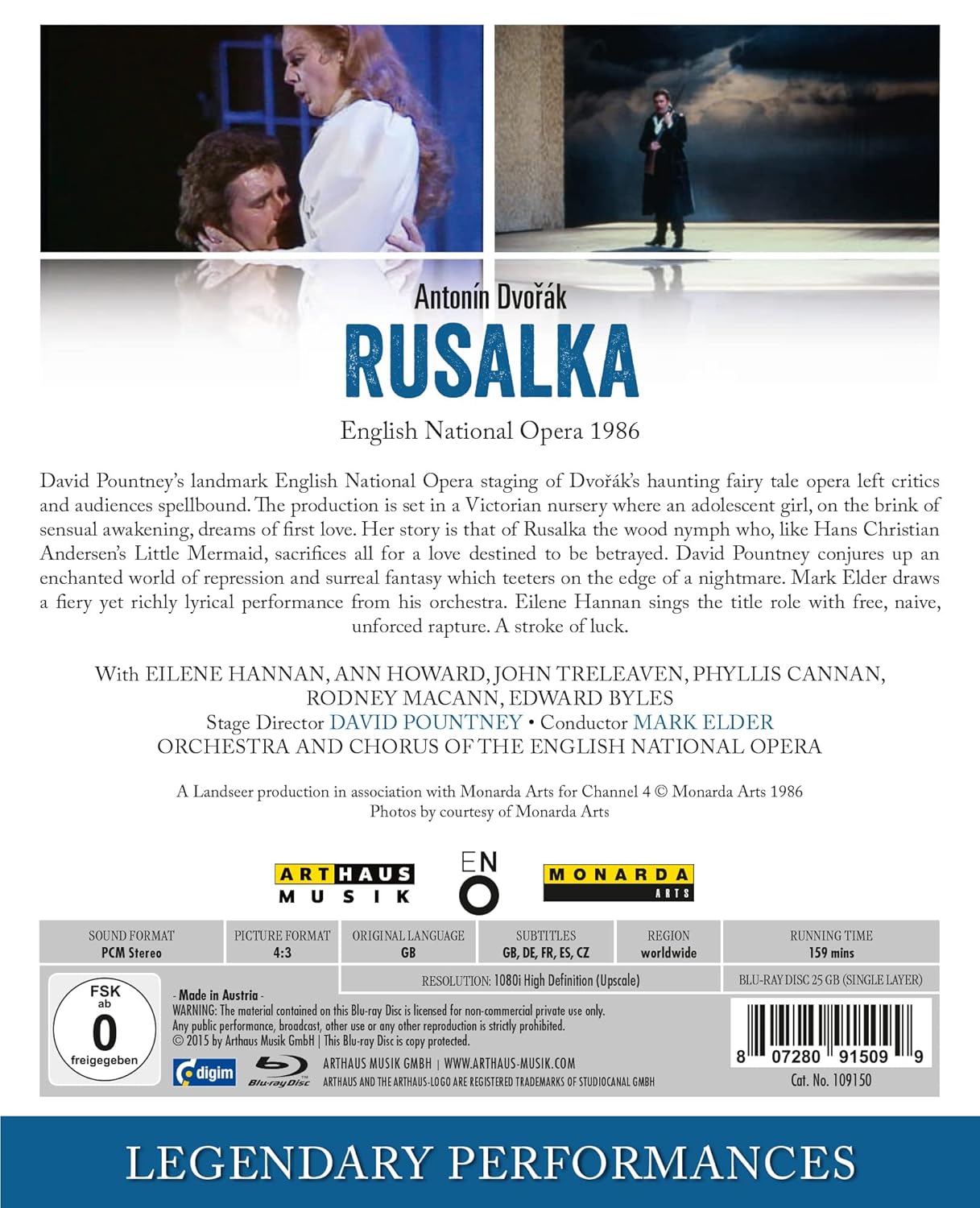 Dvorak: Rusalka (Legendary Performances