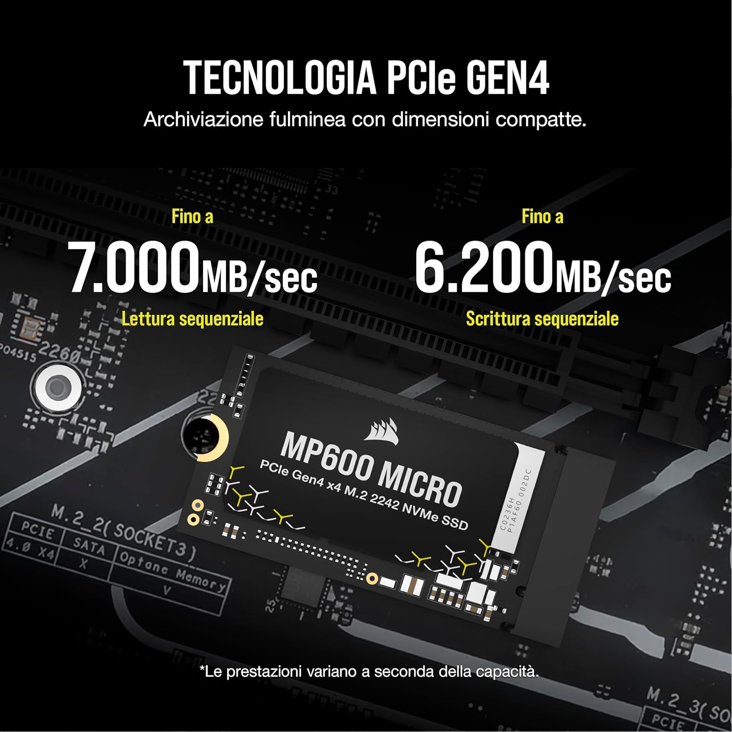 Corsair Mp600 Micro 1Tb M.2 2242 V2