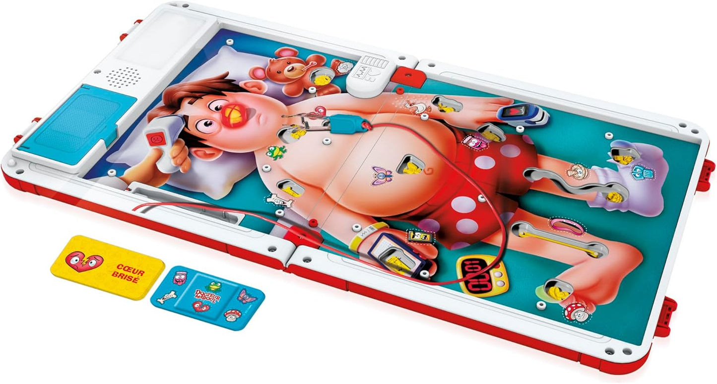 Dr. Maboul, Elektronisches Brettspiel mit All-in-One-Tragetasche, 2 Spielmöglichkeiten, 1+ Spieler, 10 Minuten