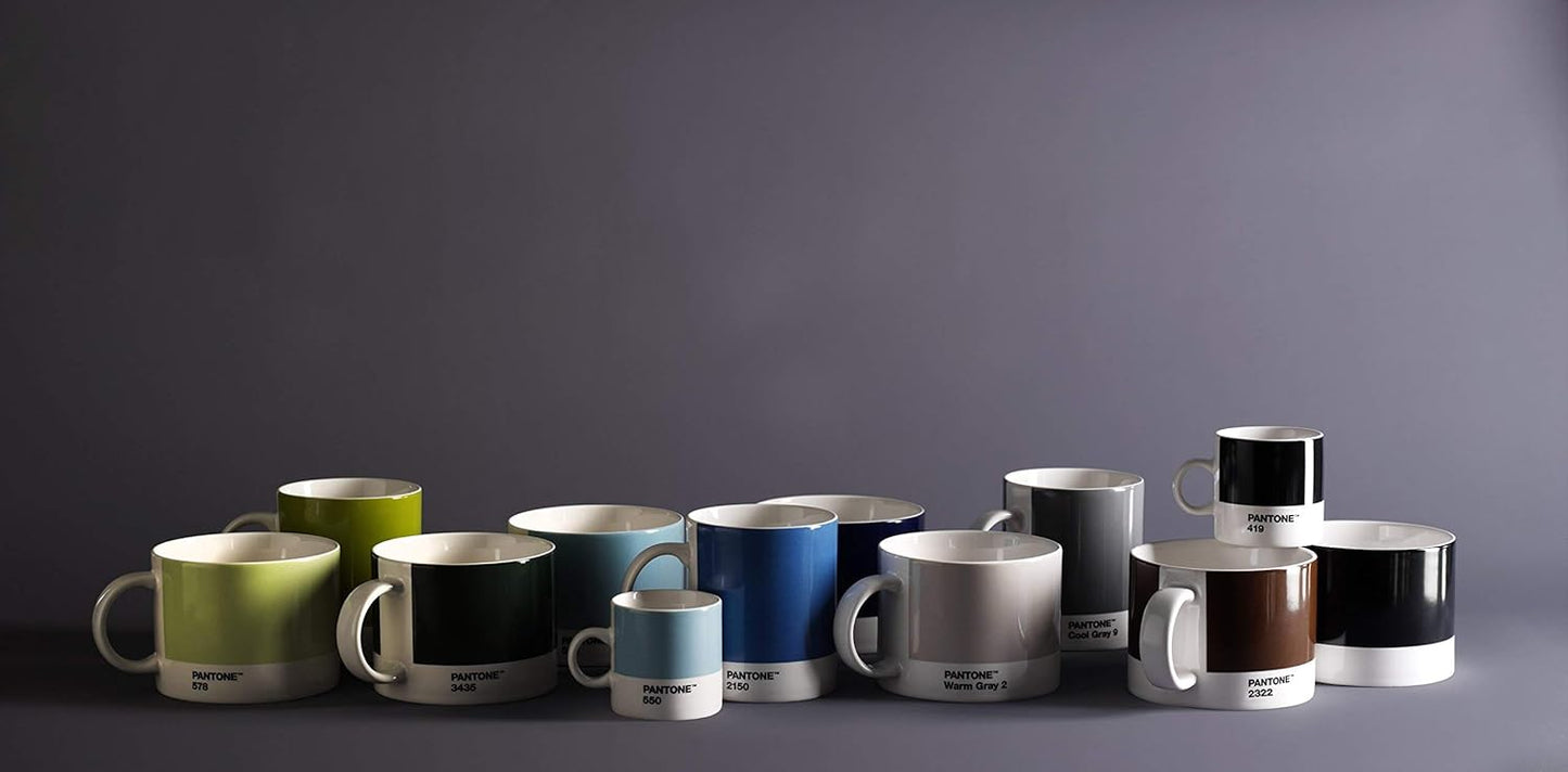 Copenhagen Design PANTONE Mug, coffee/tea cup, fine china (ceramic), 375 ml, blue, 2150 C, Porcelain, 1 Count (Pack of 1