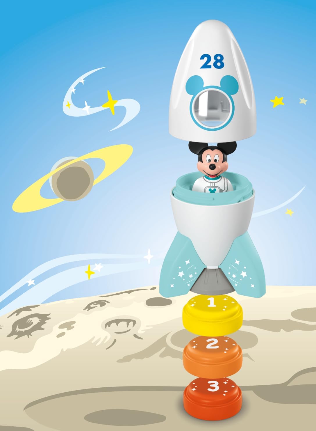 Playmobil - Junior & Disney: Mickey Mouse`S Rocket Space Adventure (71771)