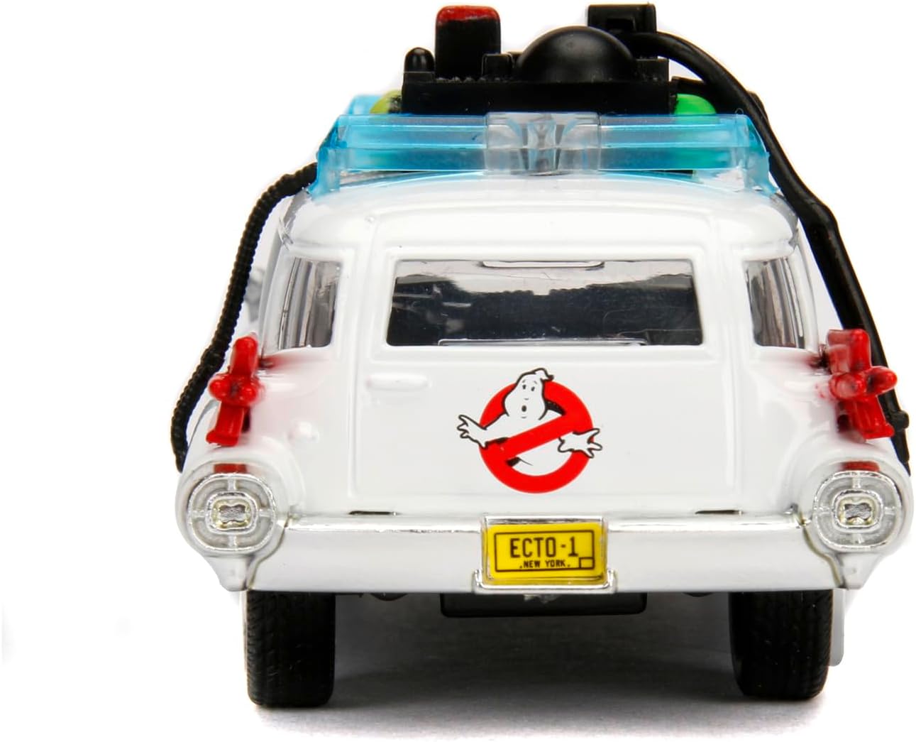 Jada Toys 253232000 - Ghostbuster ECTO-1 Speelgoedauto van decast, deuren om te openen, schaal 1:32