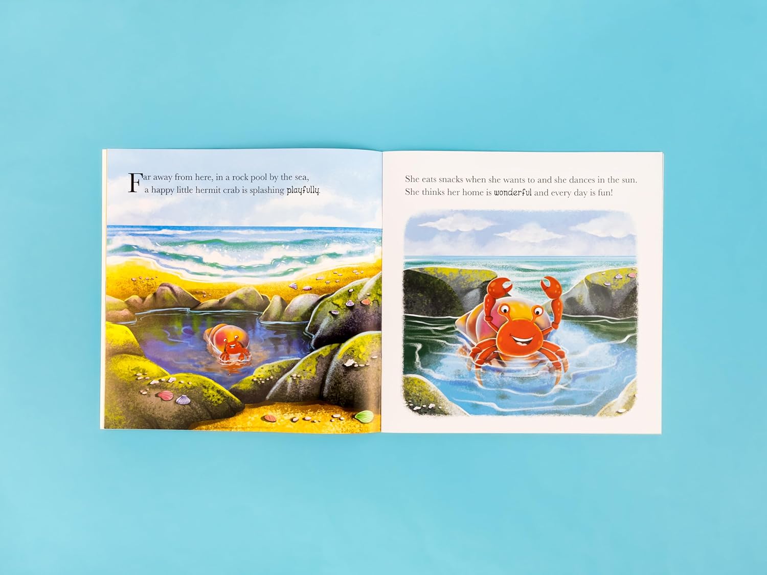 When Crab Feels Calm - Me And My Feelings Children's Paperback Book