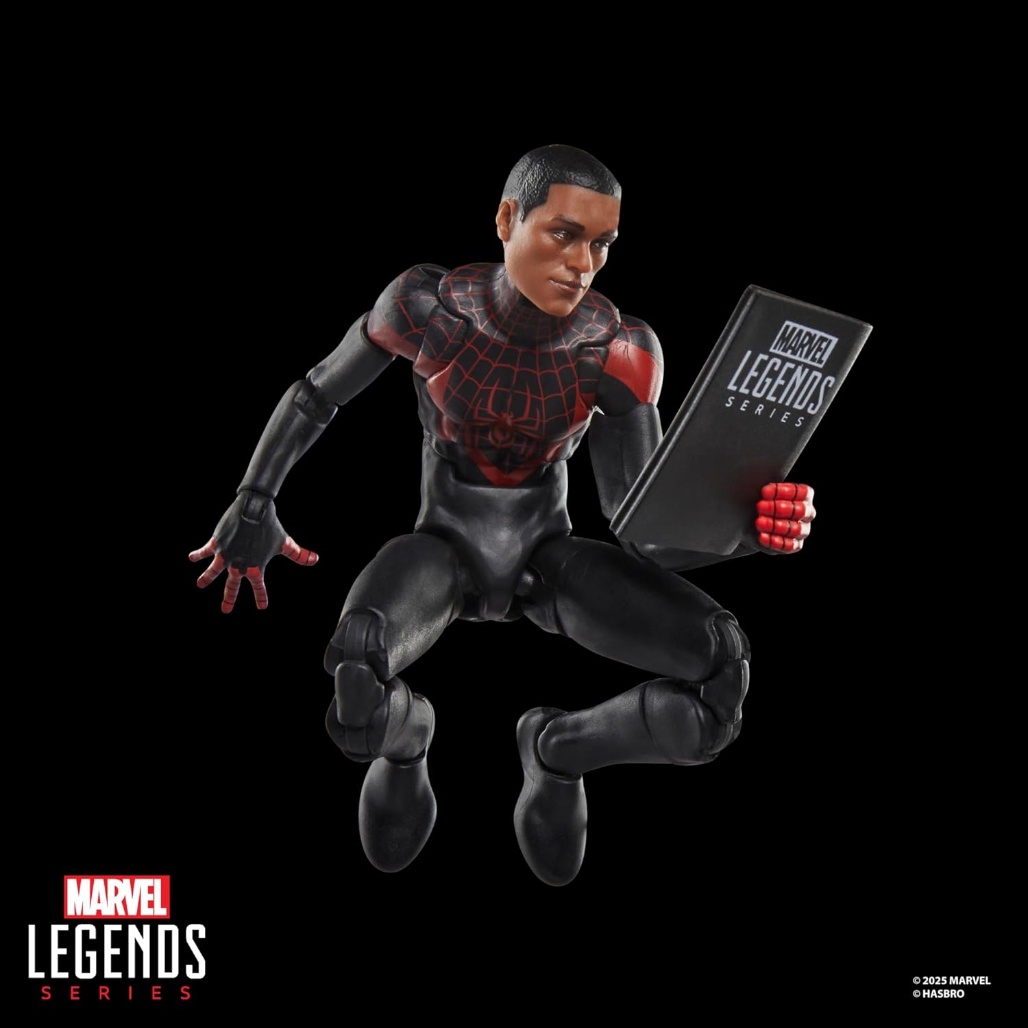 Marvel Legends Series Ultimate Miles Morales Spider-Man Action Figure, Black