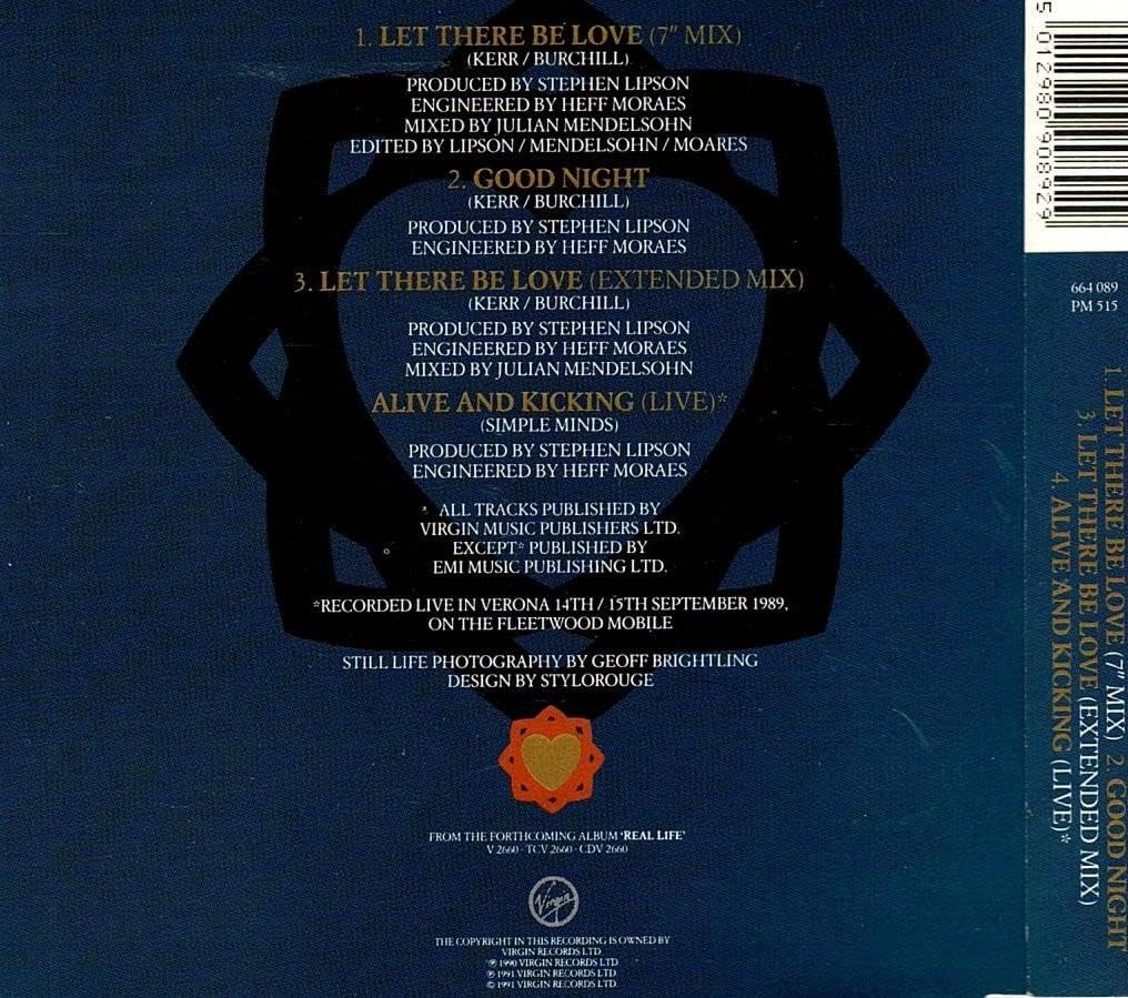 Let there be love (incl. Ext. Mix, 1990/91)