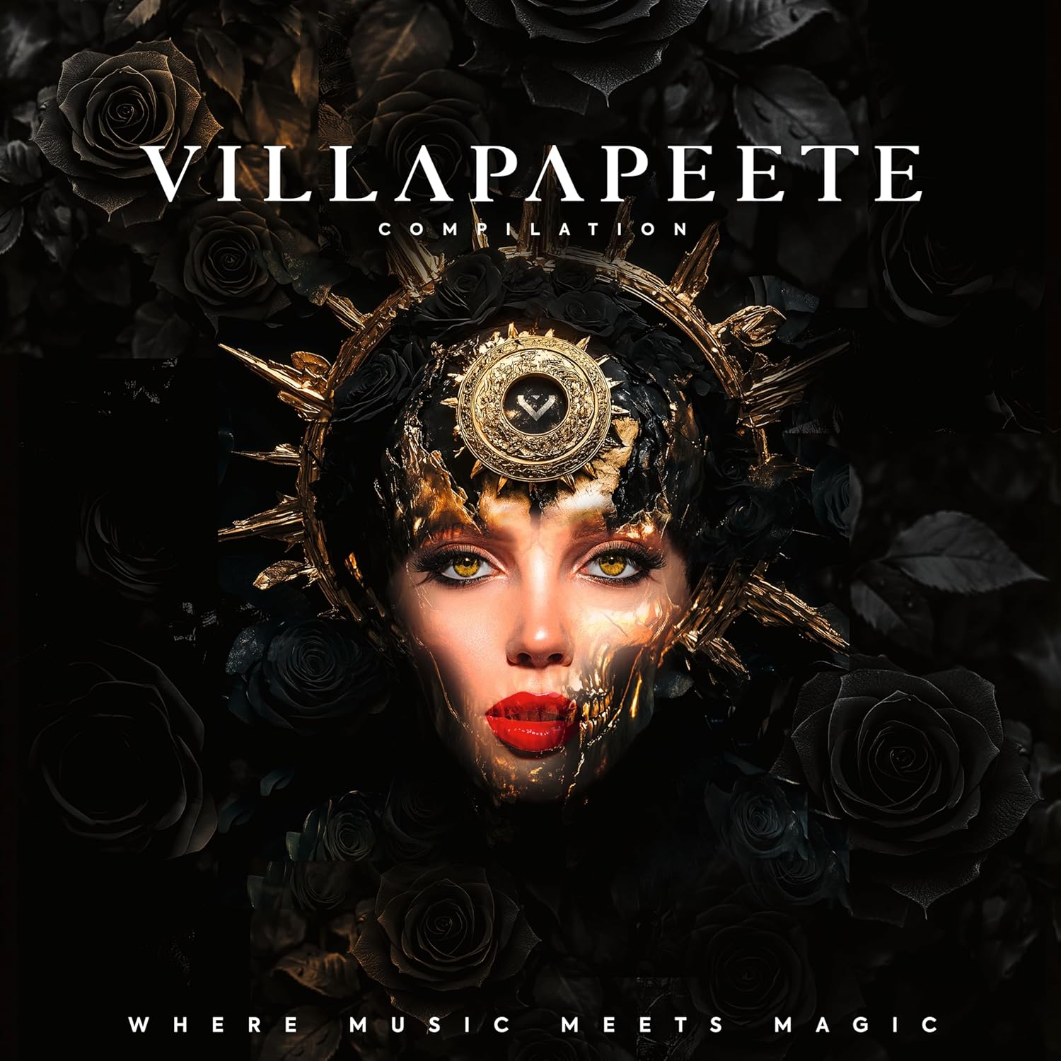 Villa Papeete Compilation (Doppio Vinile Splatter Nero Oro