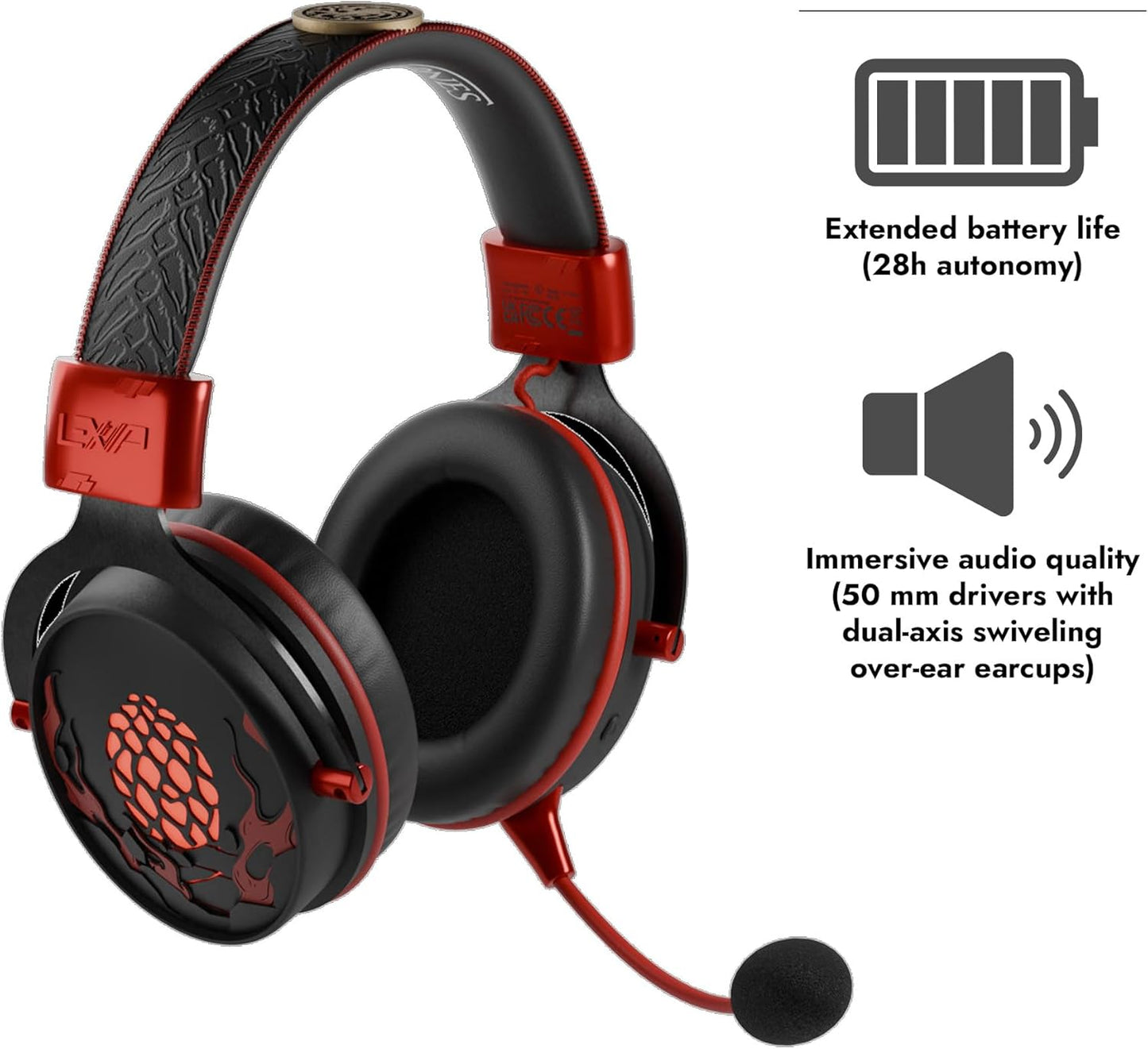 HBO Game of Thrones - Targaryen Wireless Gaming Headset