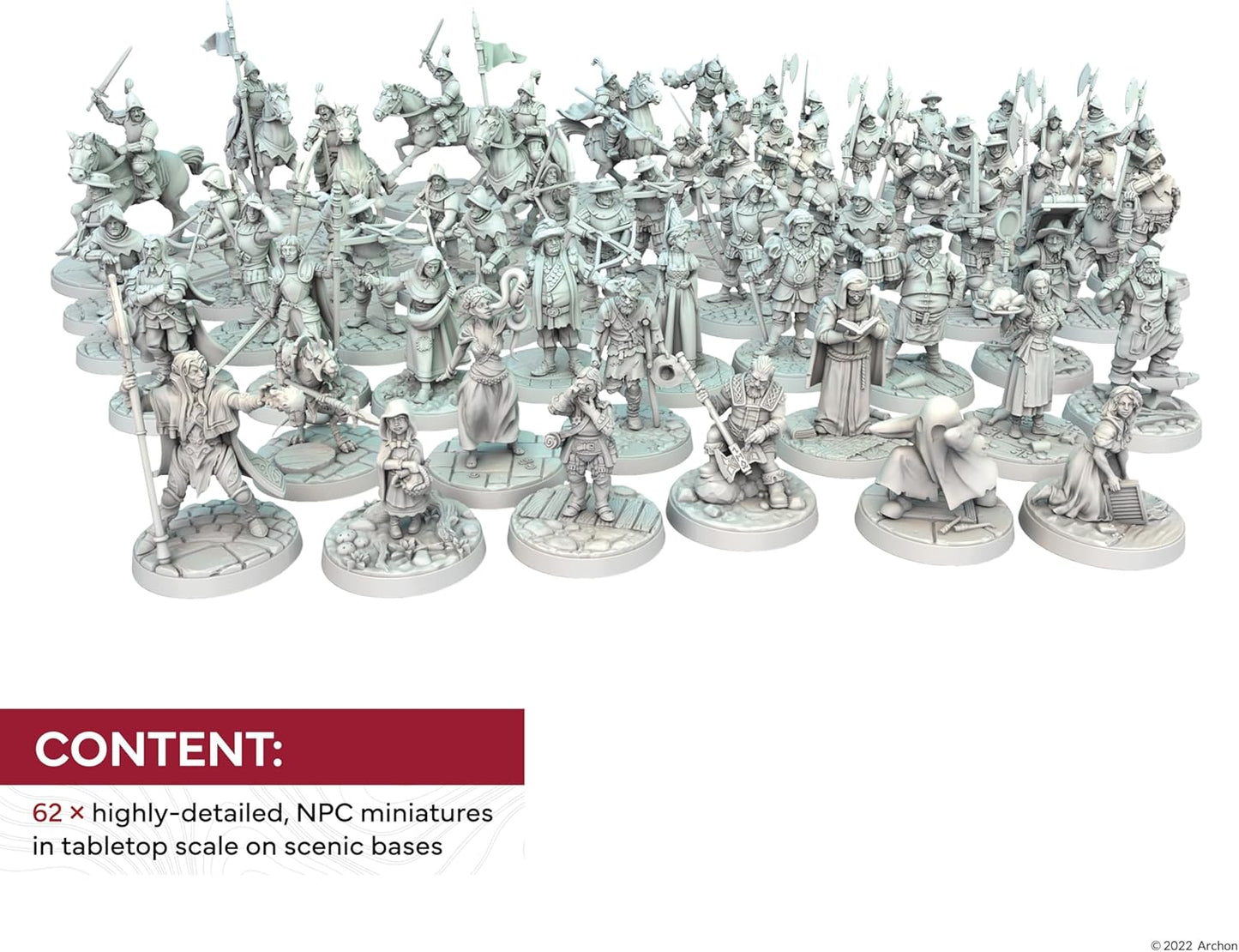 Archon Studio Dungeons & Lasers - Townsfolk Minature Pack - EN