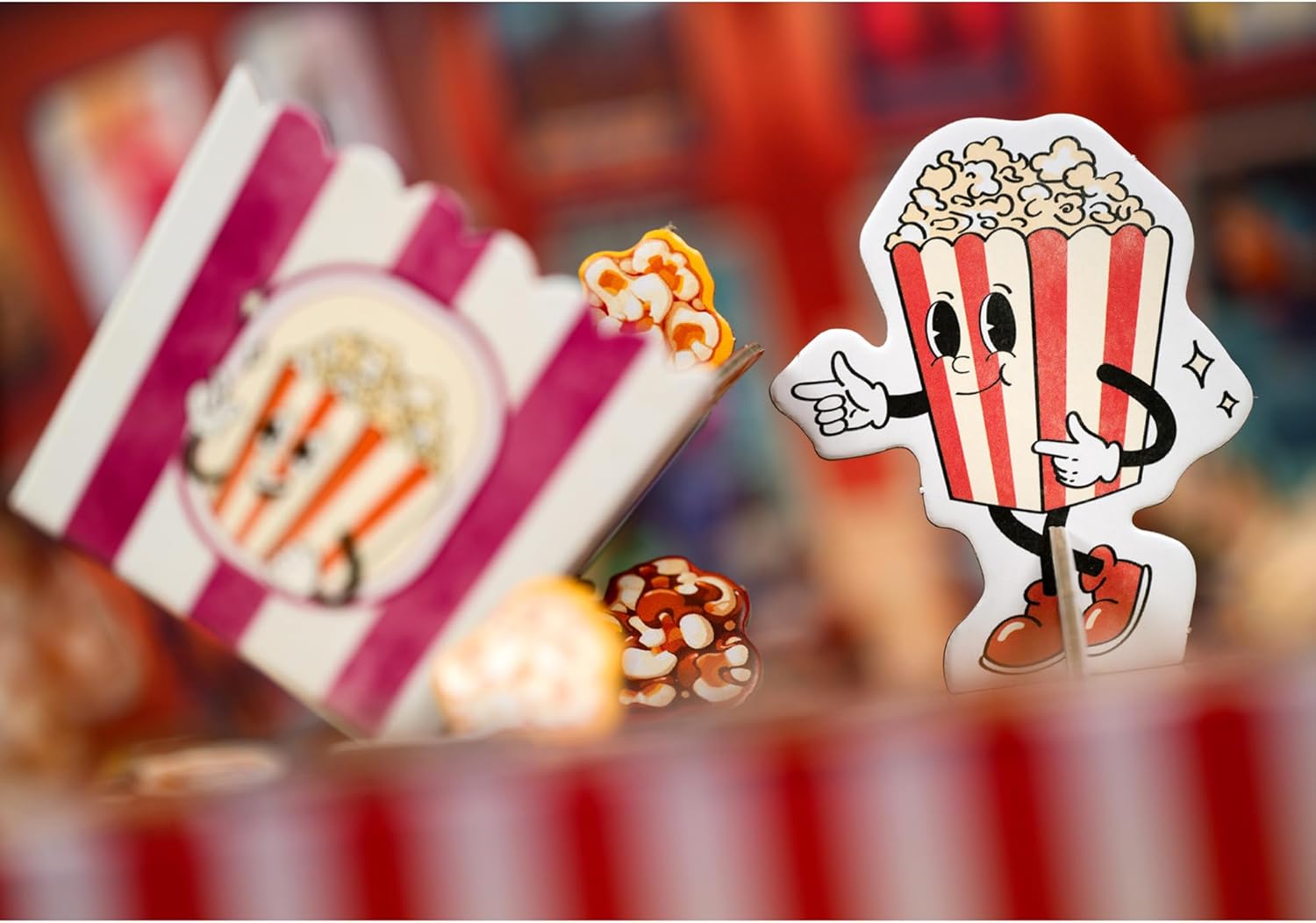 IELLO: Popcorn - Bag-Building & Placement Board Game, Manage A Movie Theater, Attract Cinema Guests, Competitive Play, Family Ages 10+, 2-4 Players