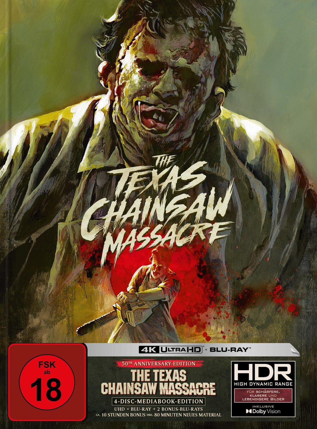 The Texas Chainsaw Massacre - Mediabook - Cover A (4K Ultra HD+Blu-ray+2 Bonus-Blu-ray