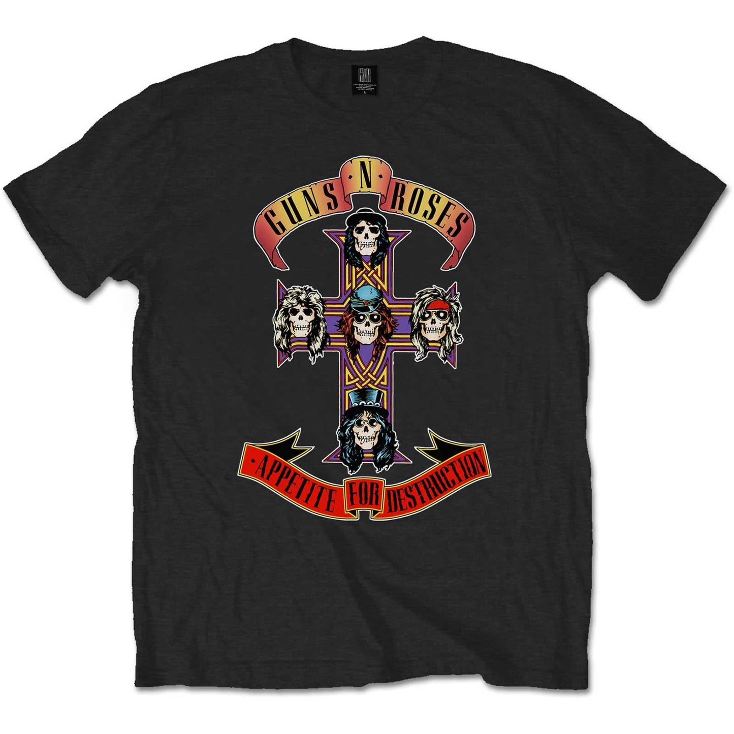 T-Shirt # 7-8 Years Kids Black # Appetite For Destruction