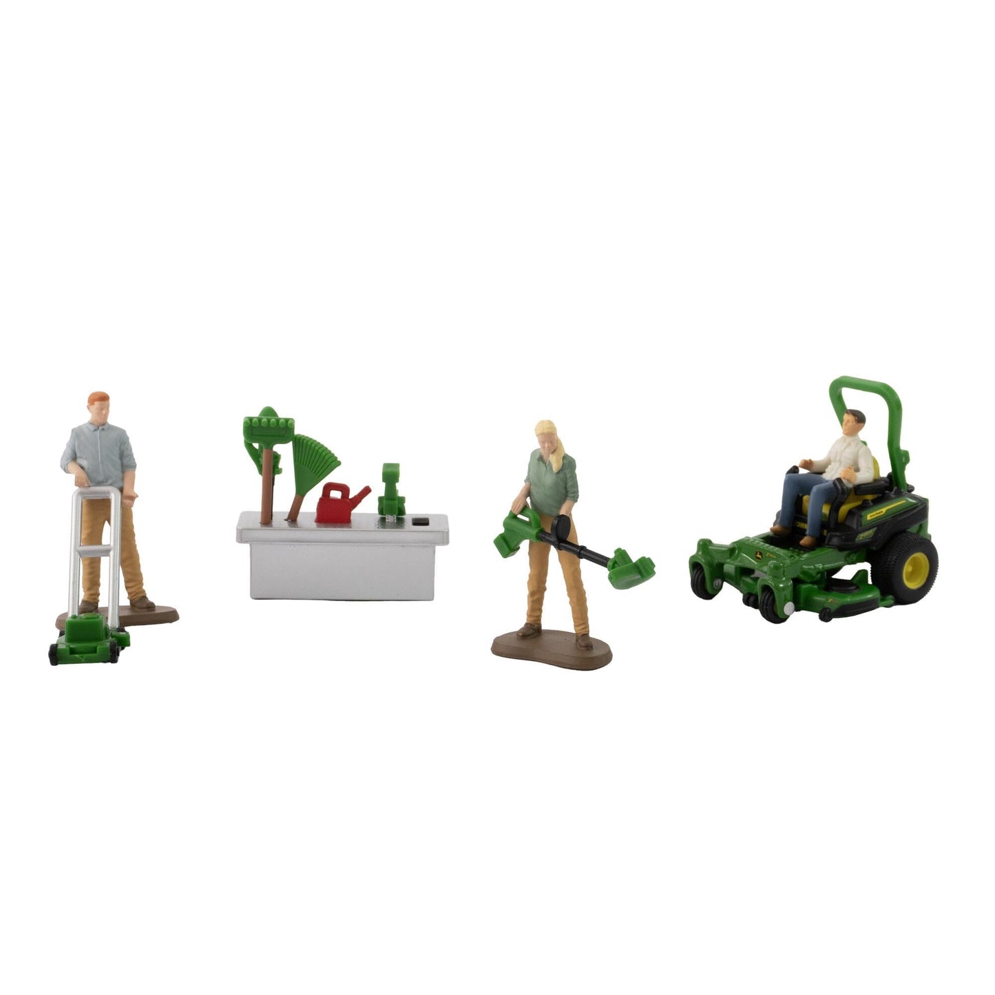 Britains John Deere Garden Playset, Farm Toy Set with Tractor, Accessories, Detailed Miniatures, Durable Construction, Ideal for Kids and Collectors, Outdoor Garden Play