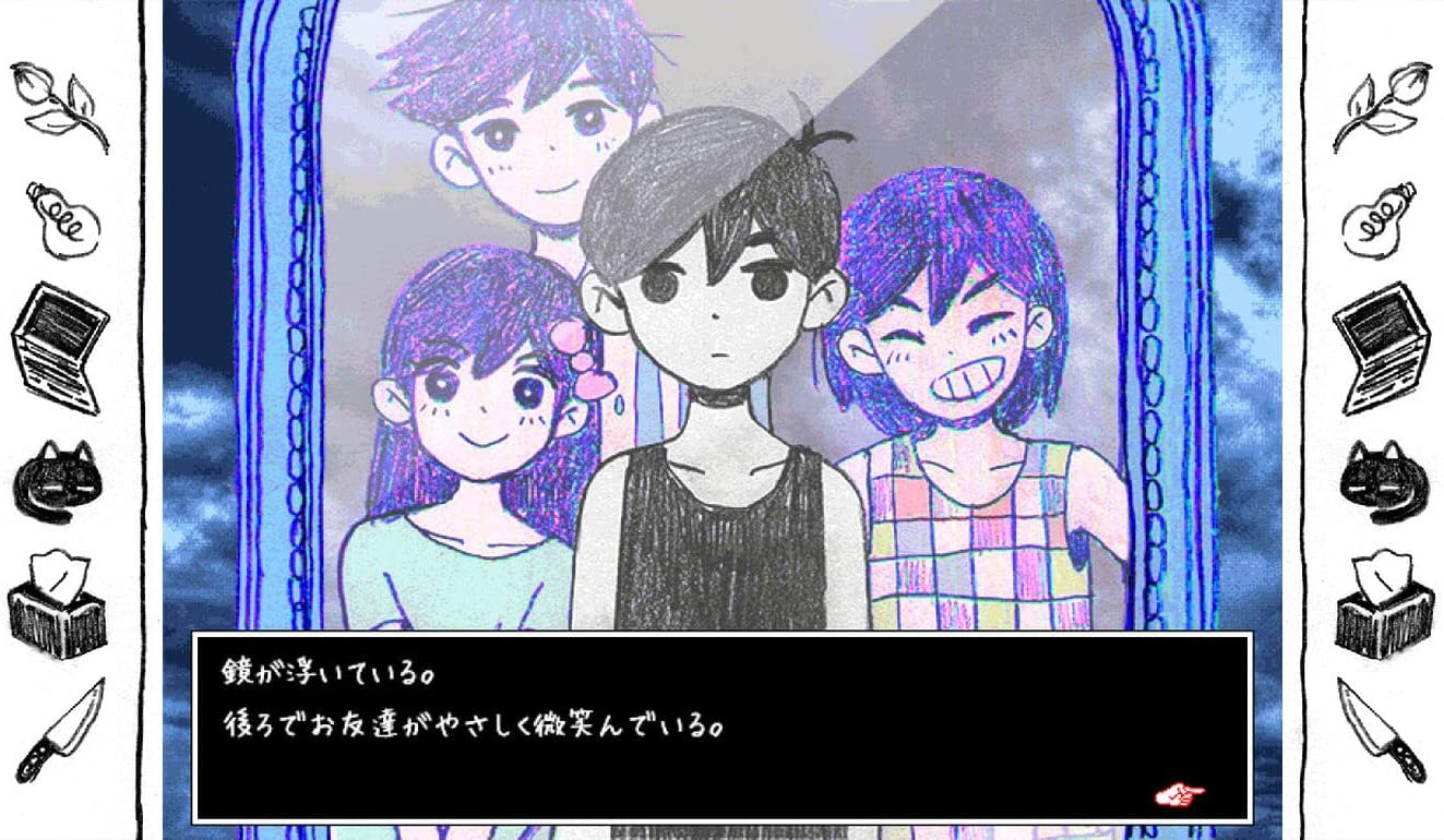 OMORI -Switch 【永久特典】取扱説明書、ステッカー 封入