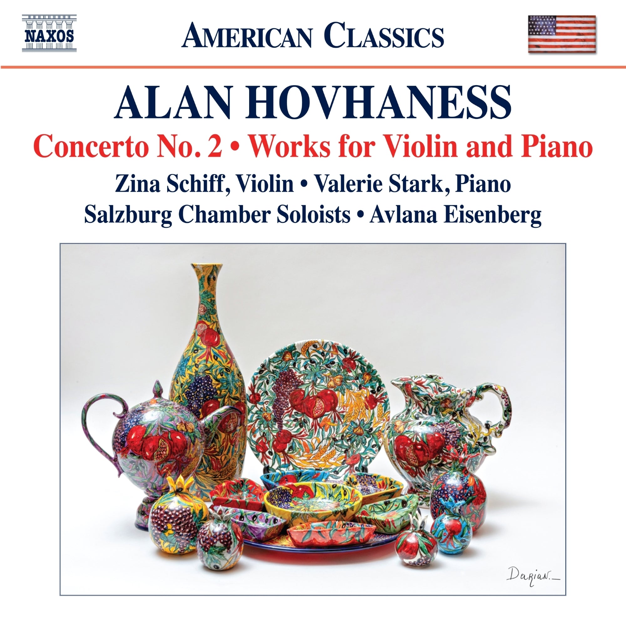 Alan Hovhaness: Concerto No. 2/Works for Violin and Piano
